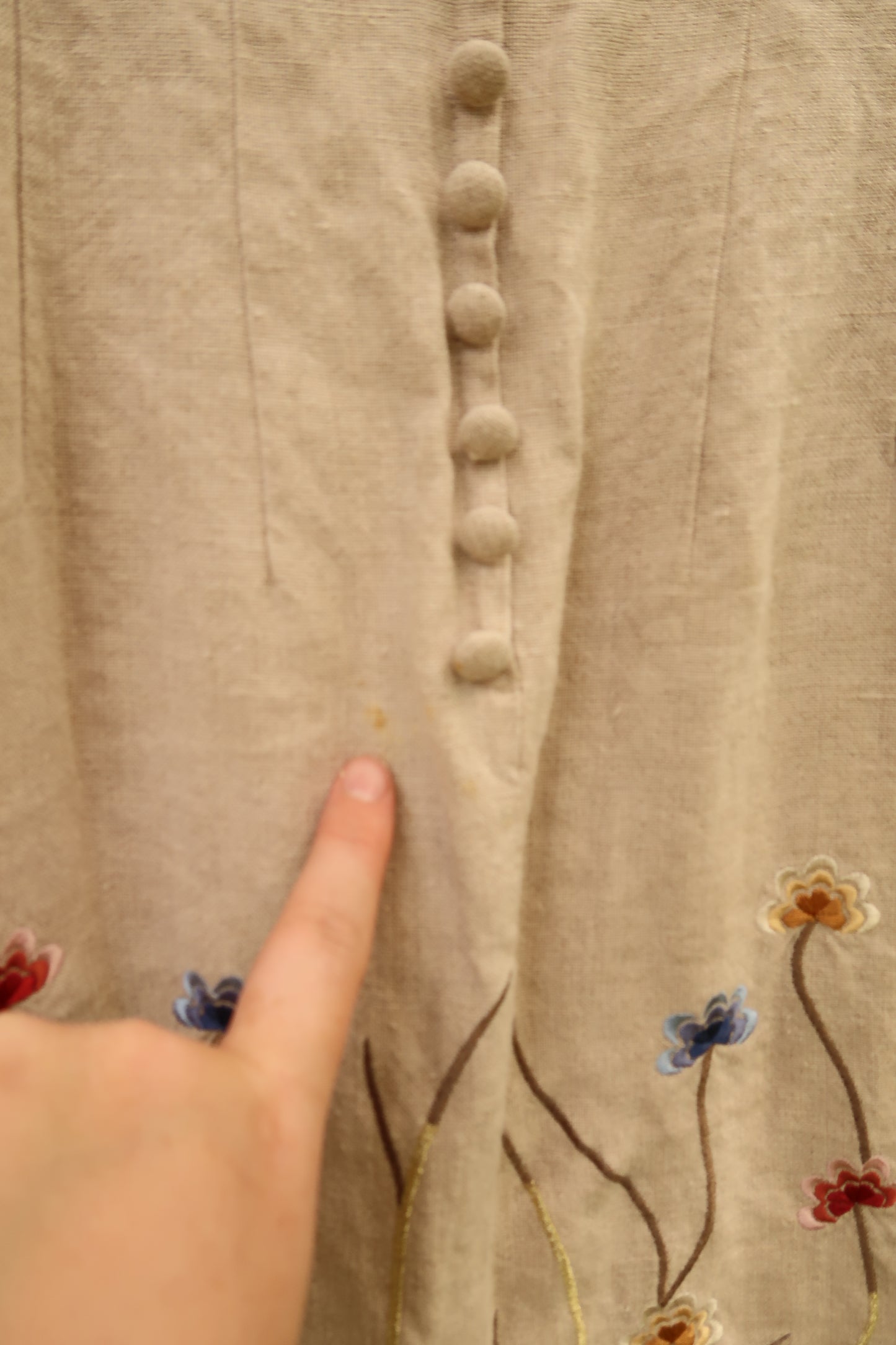Vintage Linen Dress (4)