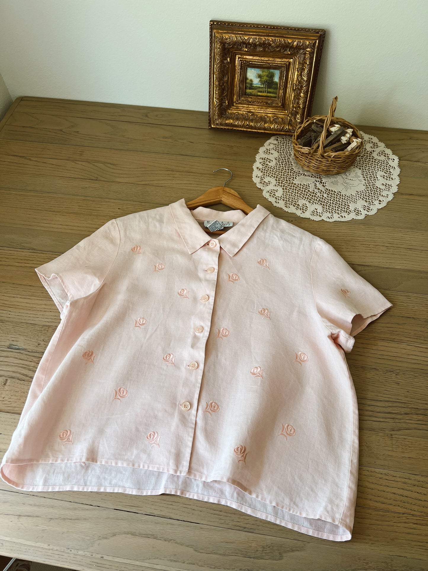 Gorgeous Linen Blouse (XL)