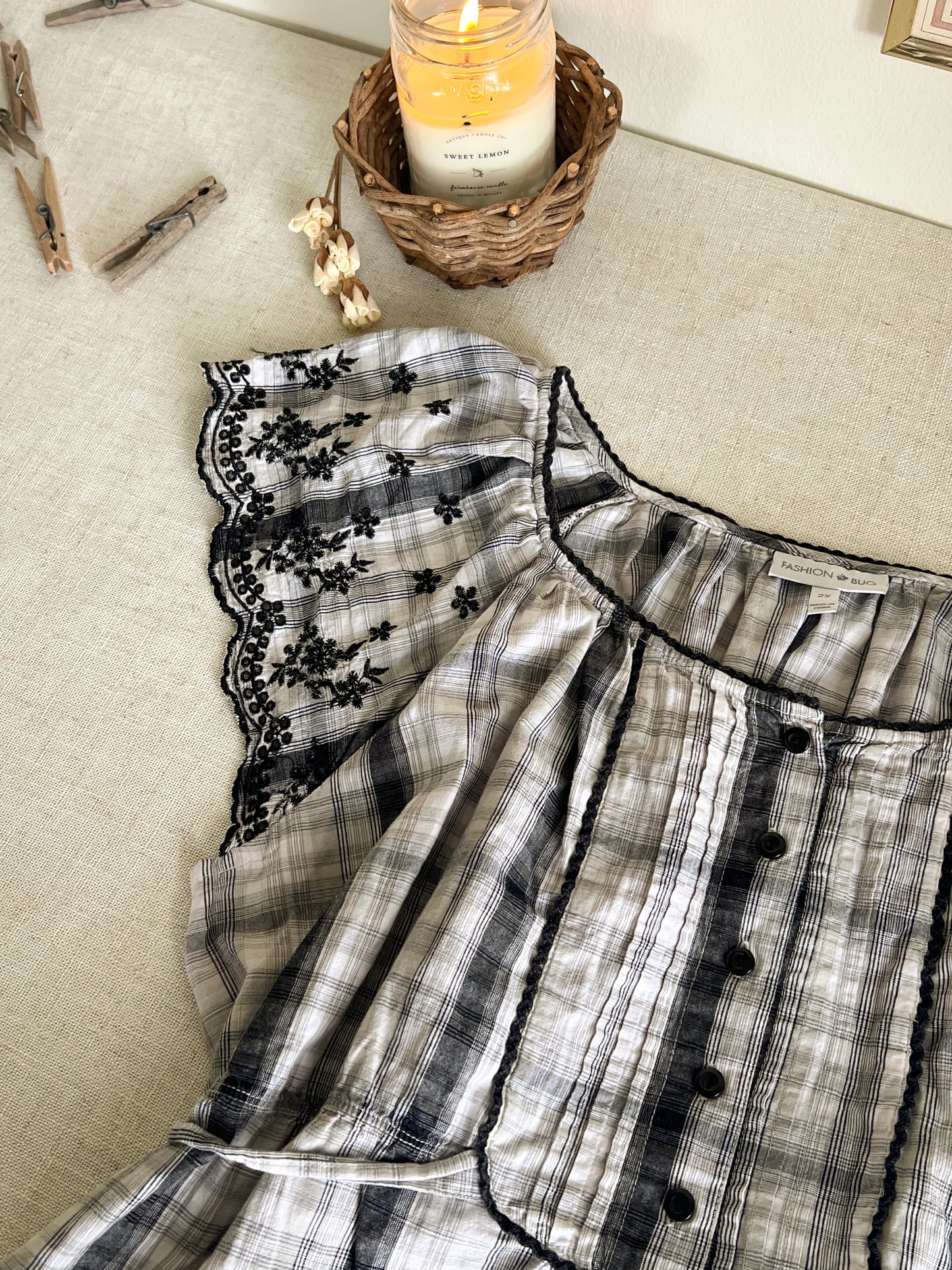Cotton Blouse (2X)