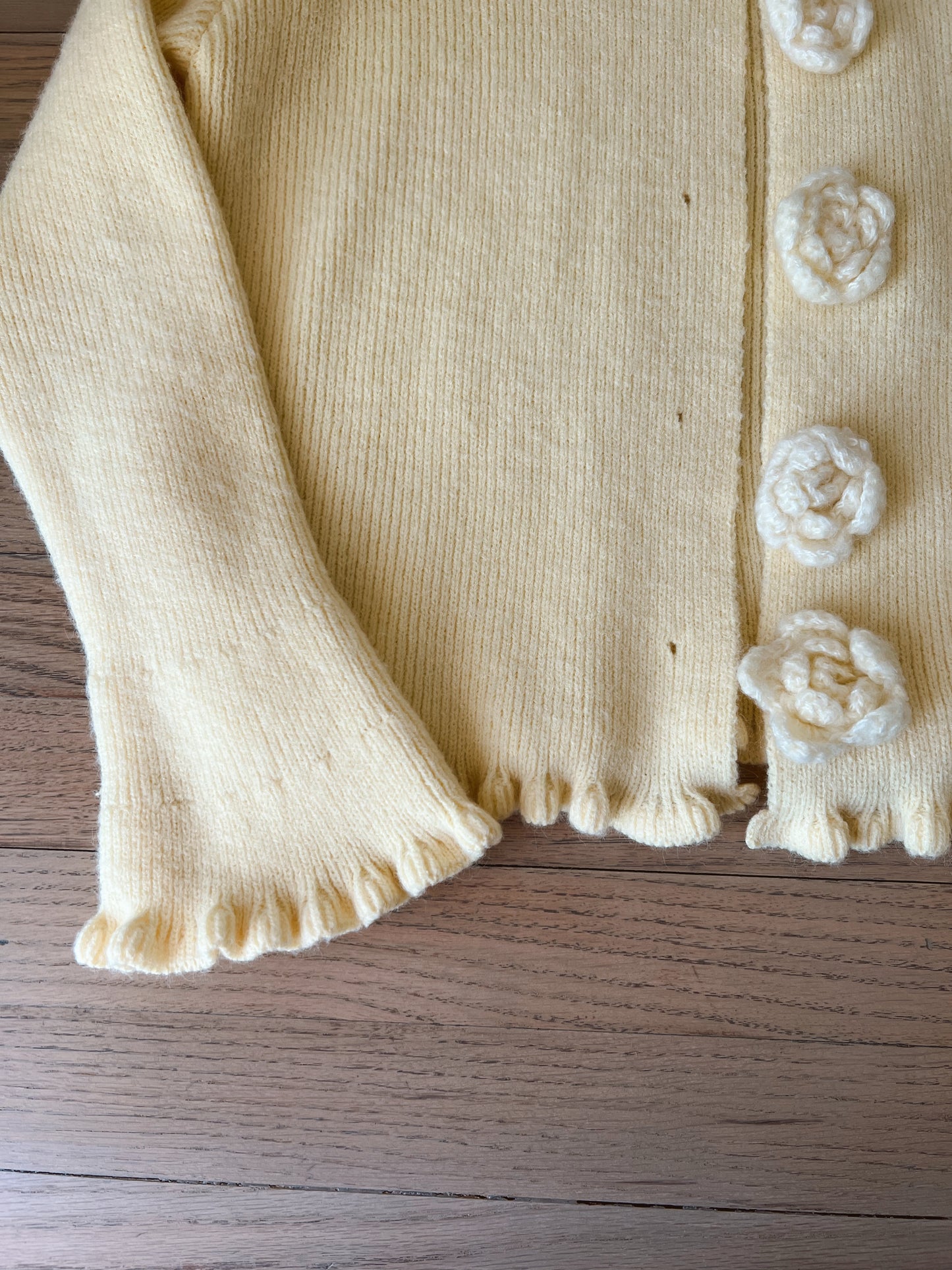 Butter Yellow Cardigan (XL)