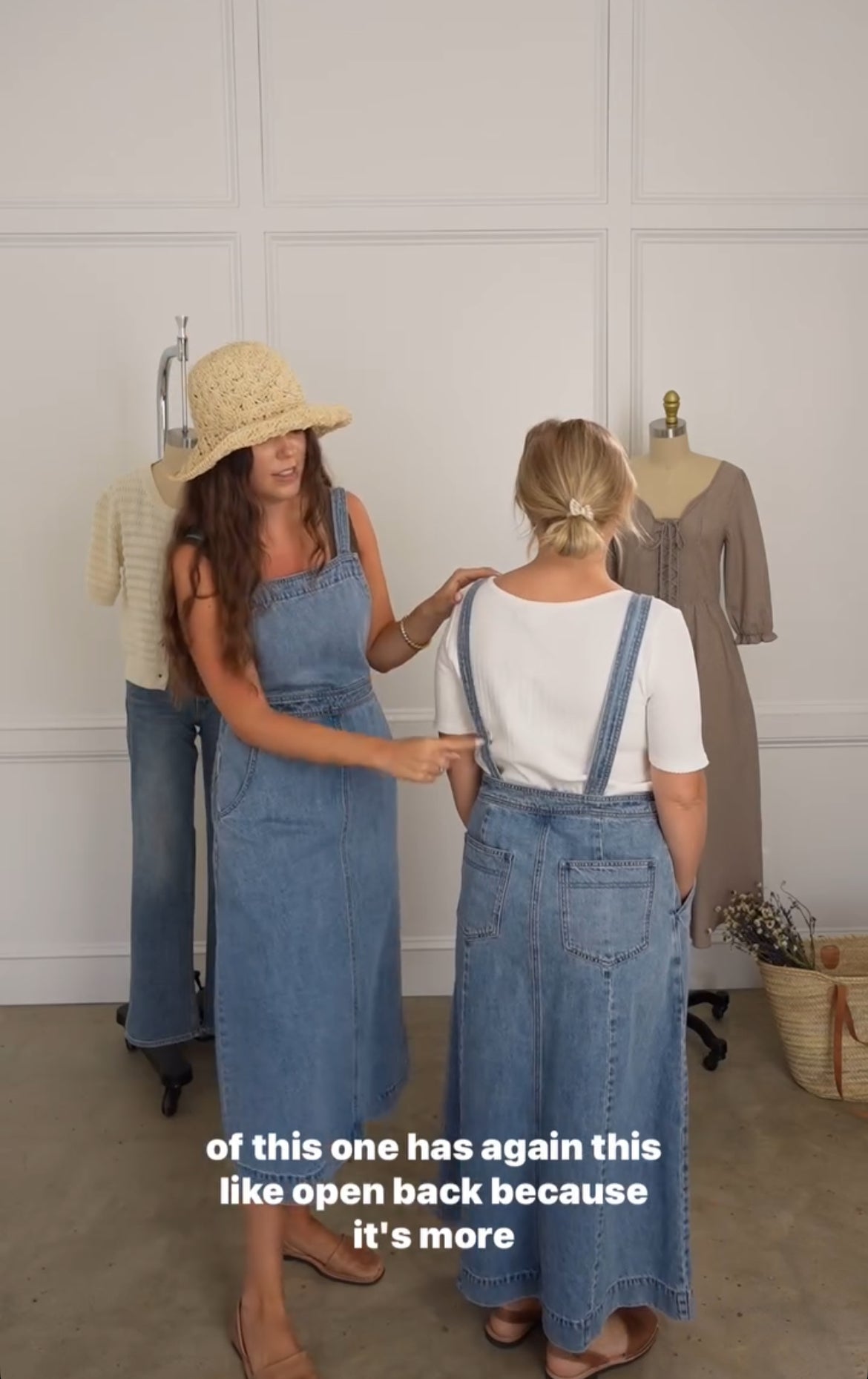Neuflora Denim Overall Dress (XL)
