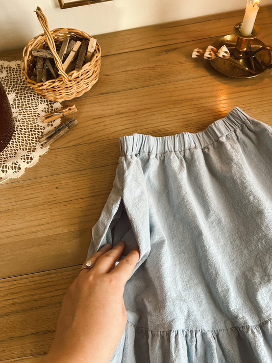 Dusty Blue Skirt (S/M)