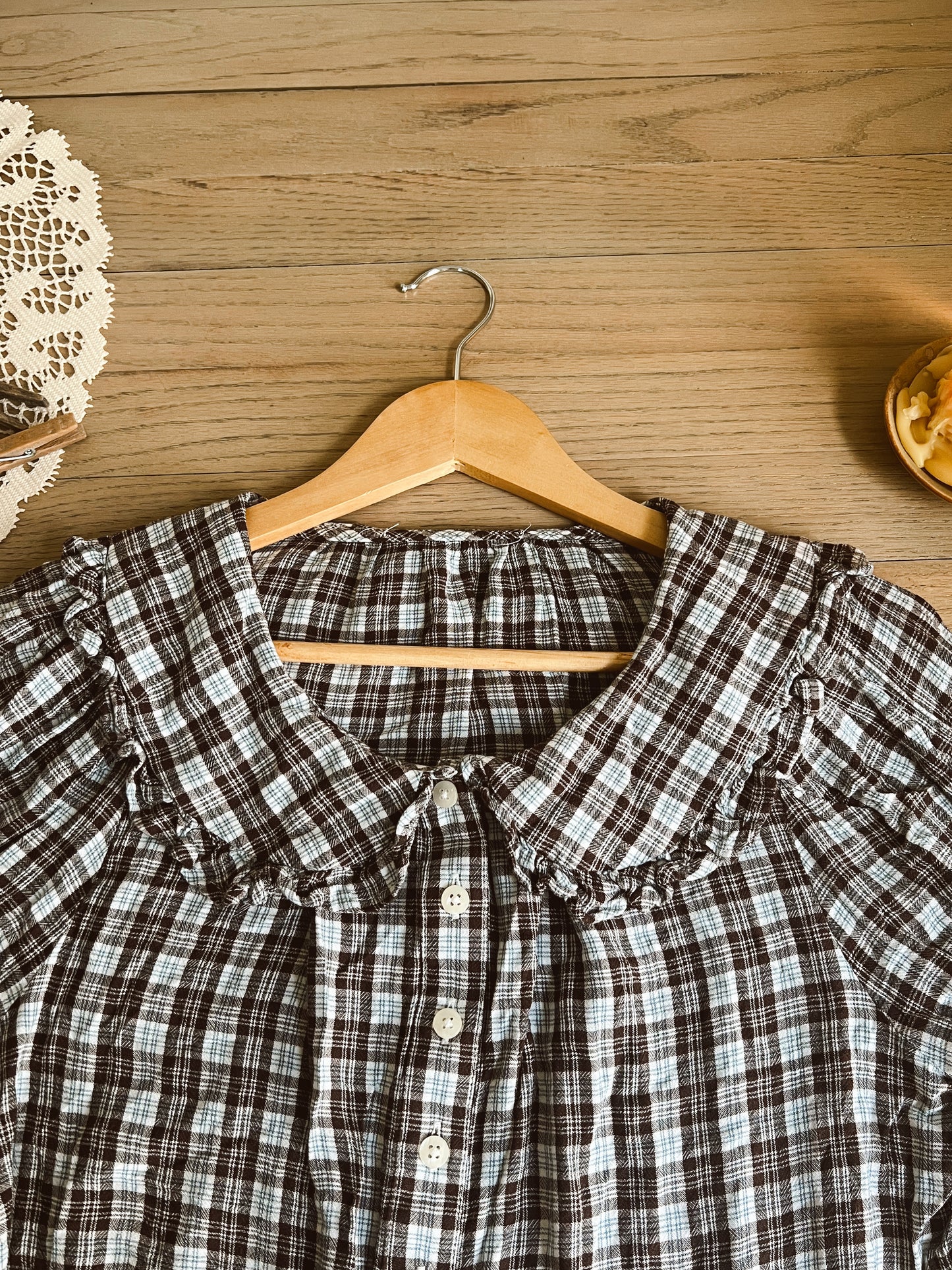 Peter Pan Collared Blouse (S)