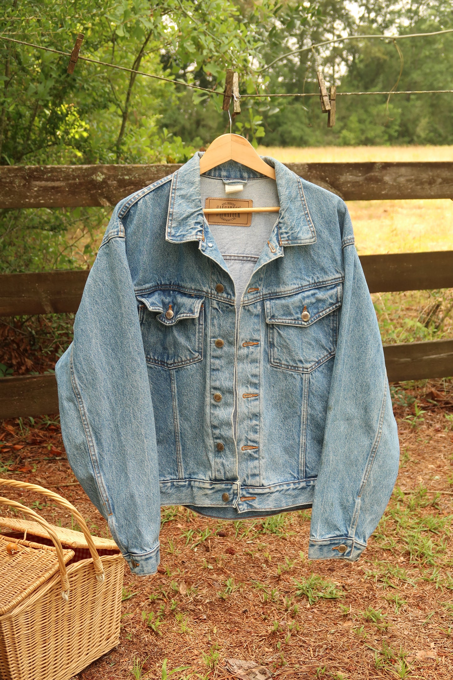 Vintage Denim Jacket (L)