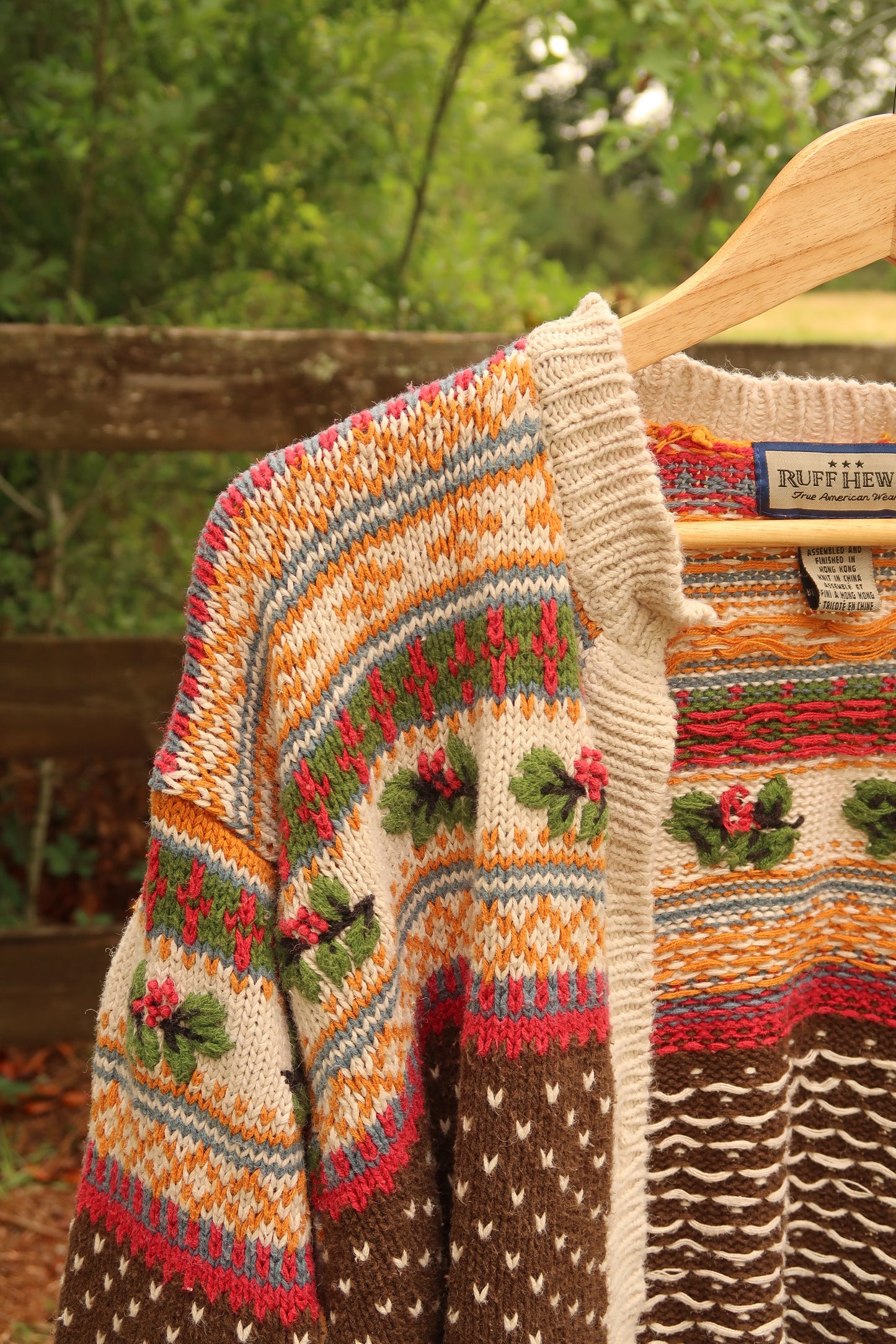 Vintage Knit Cardigan (L)