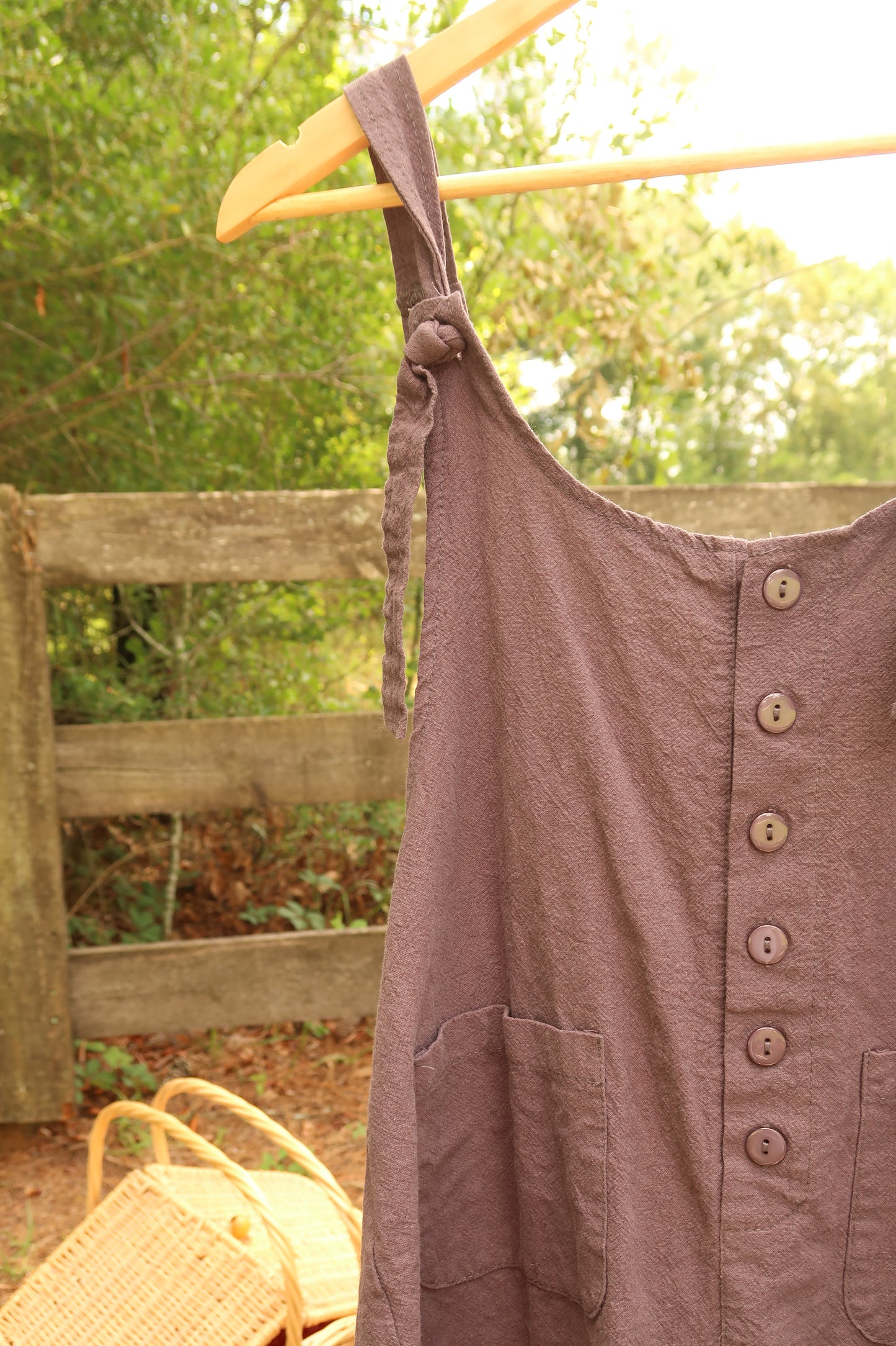 Linen/Cotton Romper (M)
