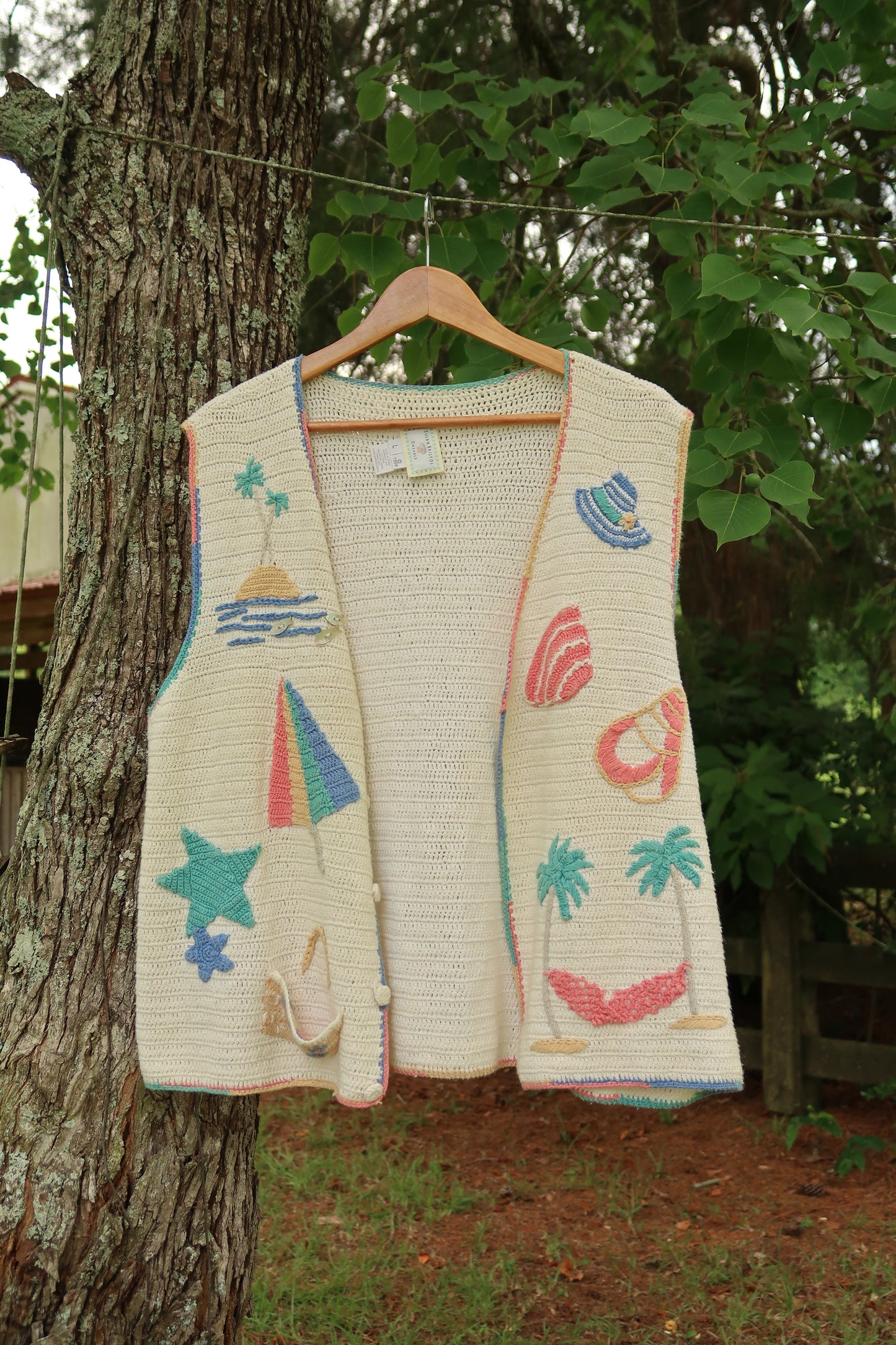 Vintage Summer Vest (L)