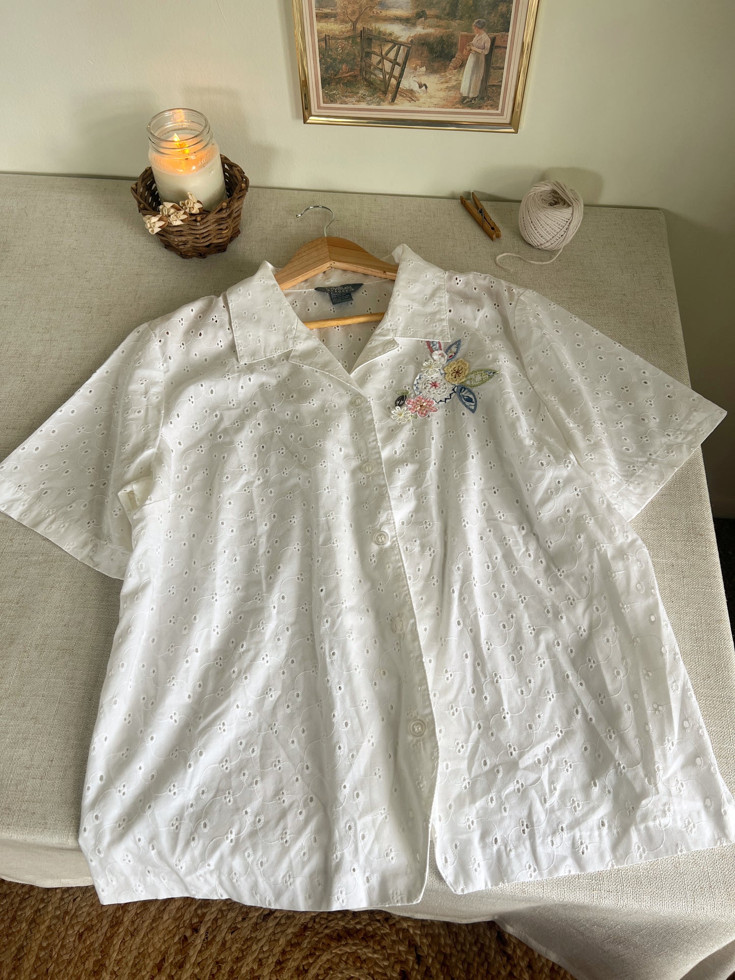 Eyelet Button Up (XL)