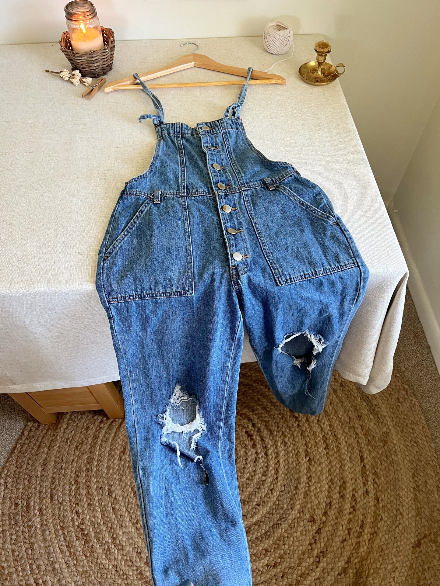 Denim Overalls (S)