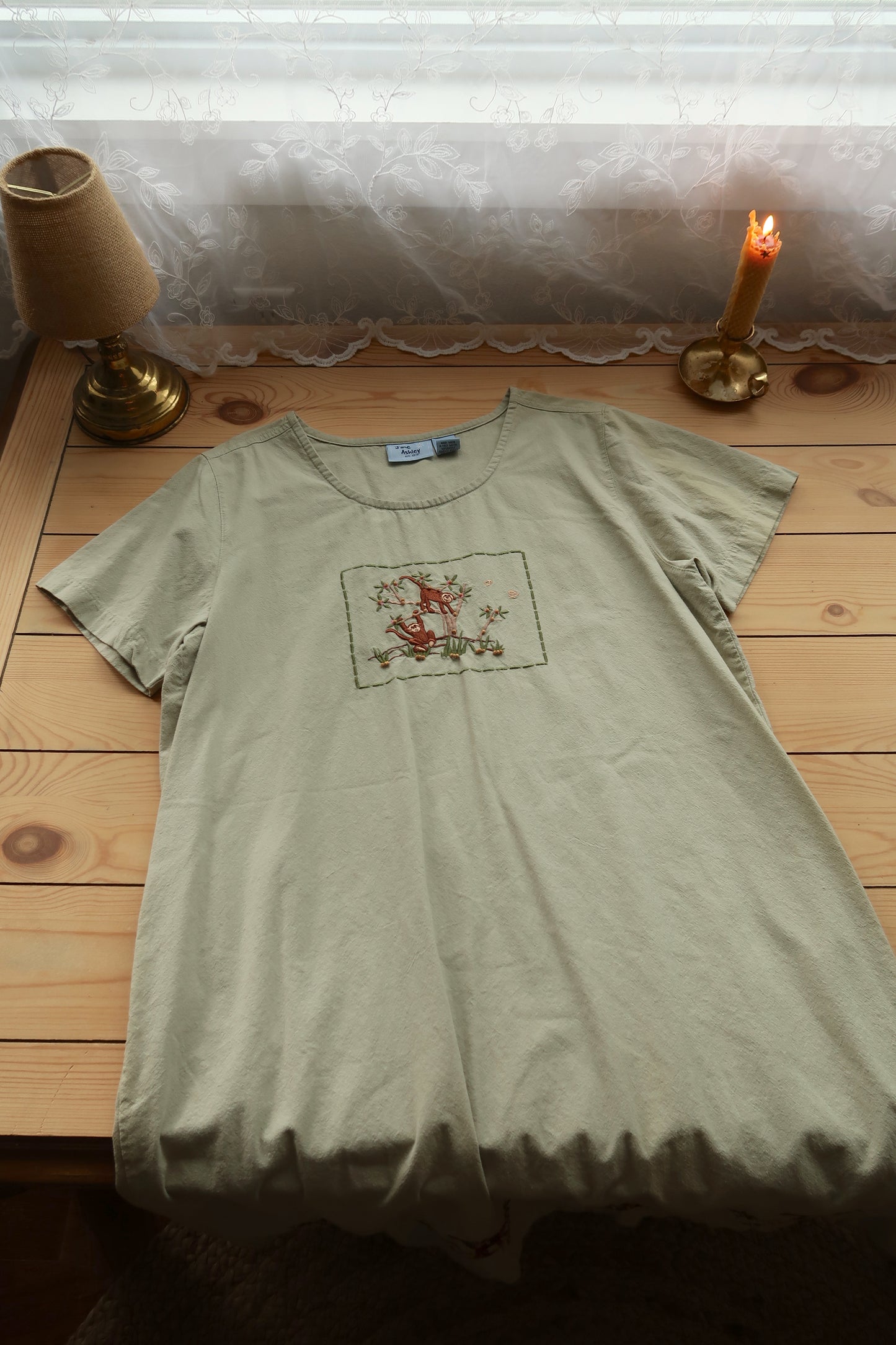 Vintage Monkey Dress (L)
