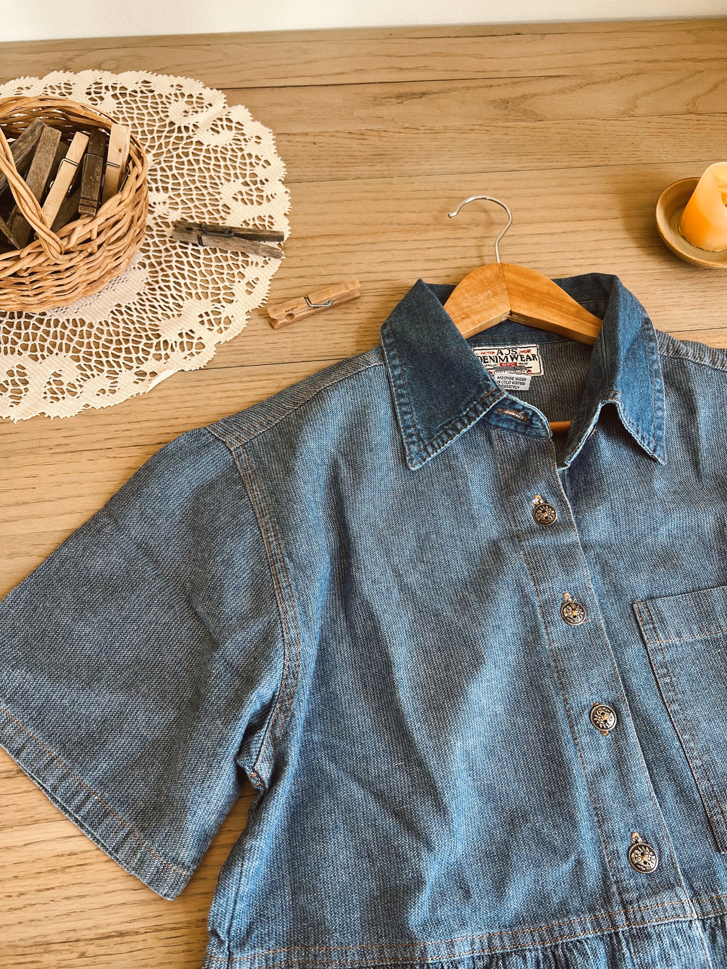 Vintage Demin Dress (M)