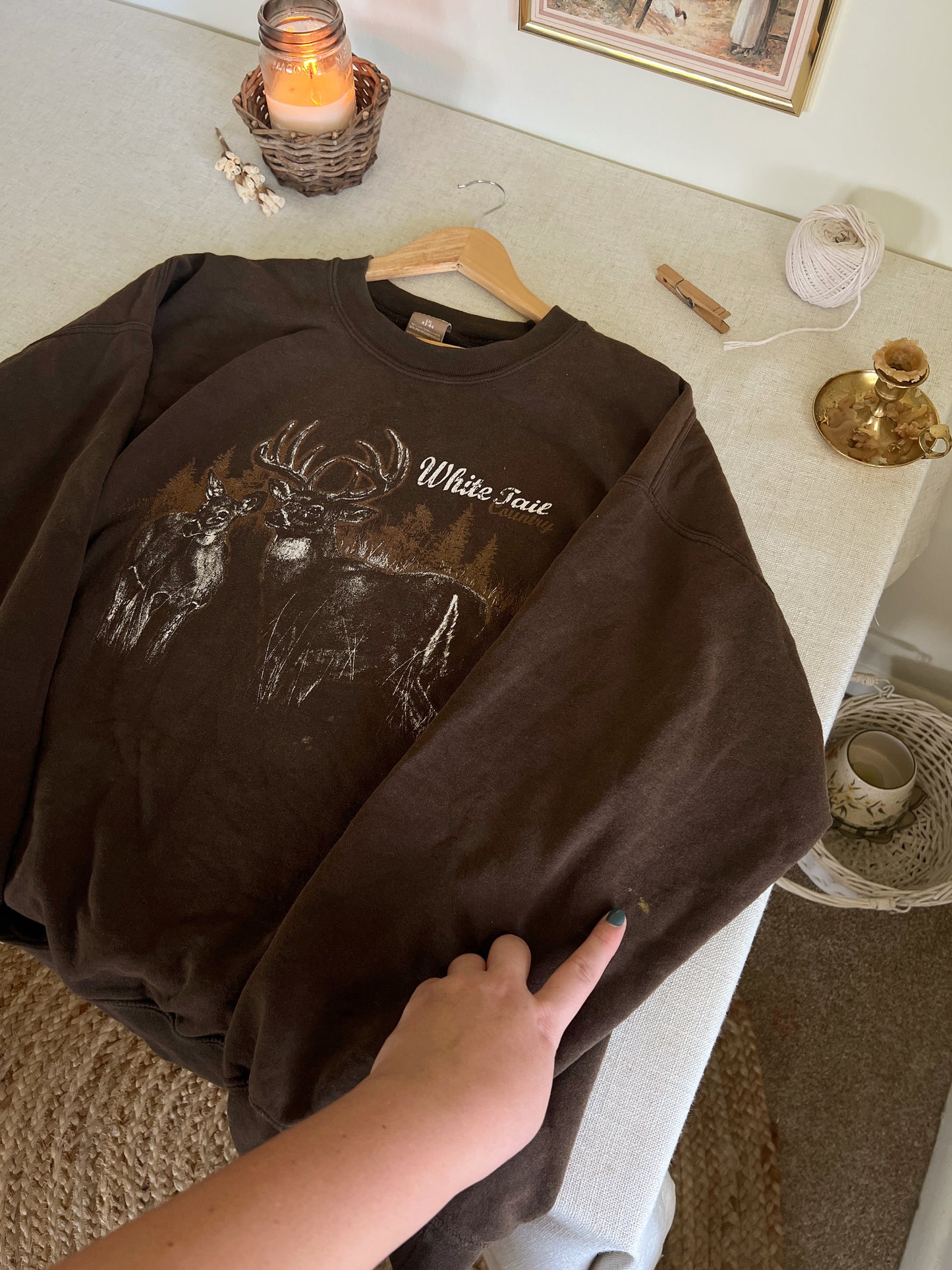 White Tail Deer Crew (XXL)