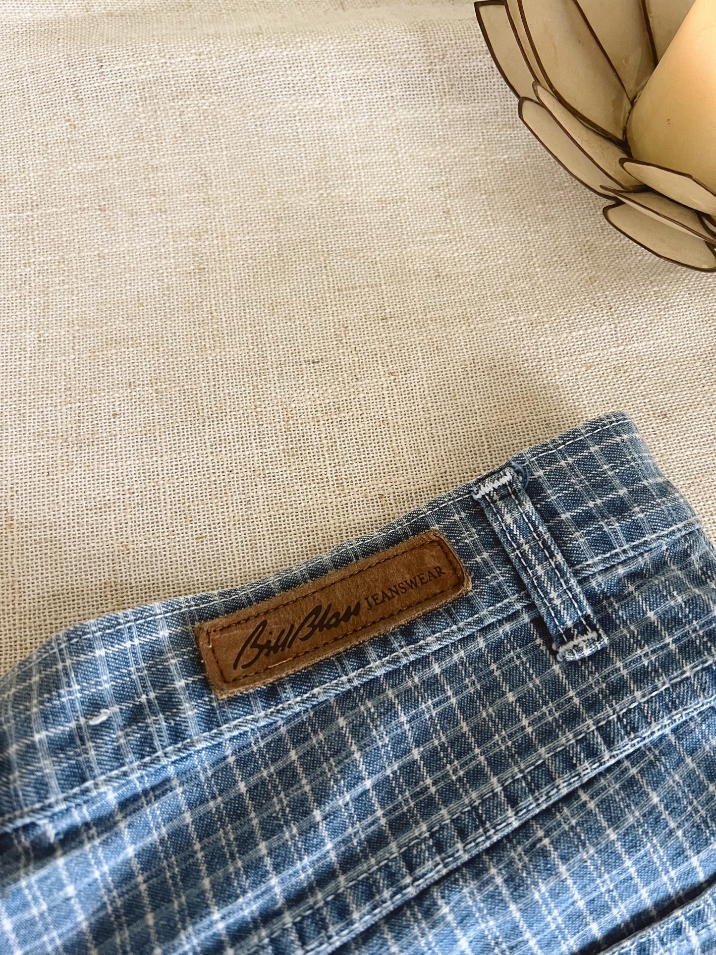 Vtg Bill Blass Denim Shorts (W30”)