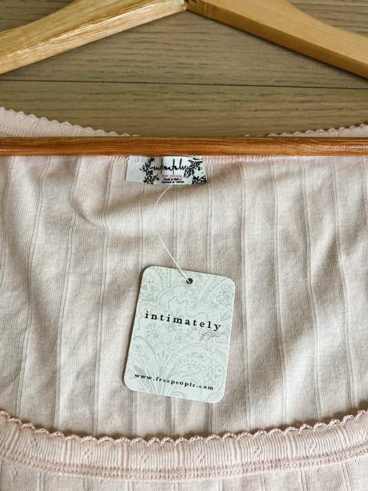 Free People Pointelle Tee(L)