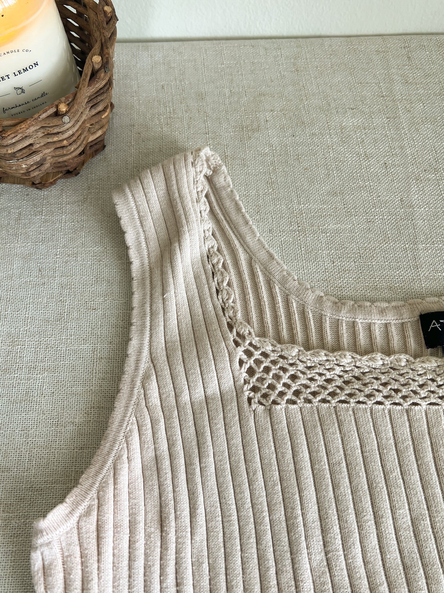 Dainty Knit Tank (XL)