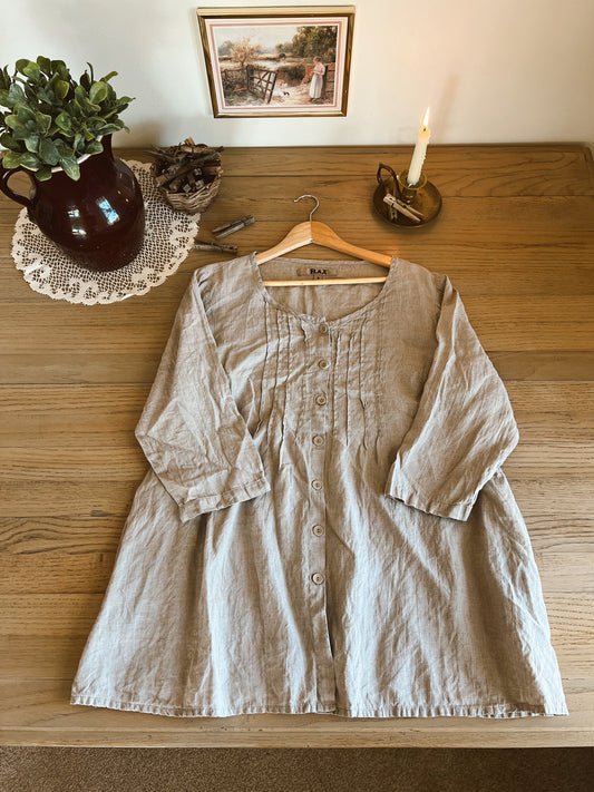 Flax Linen Dress (S)