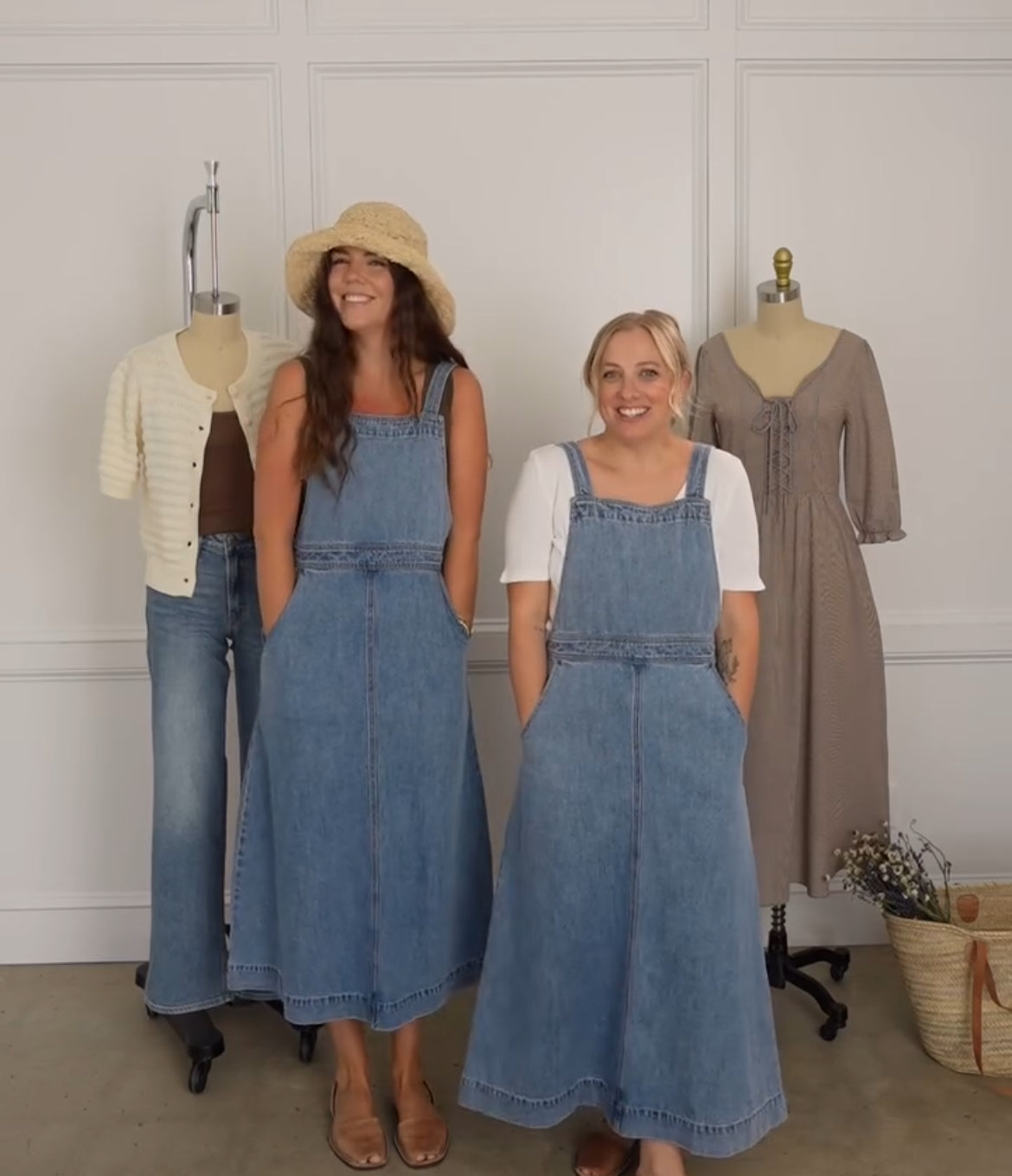 Neuflora Denim Overall Dress (XL)