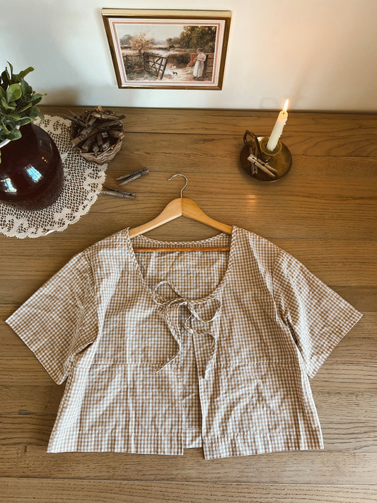 Gingham Blouse (L)