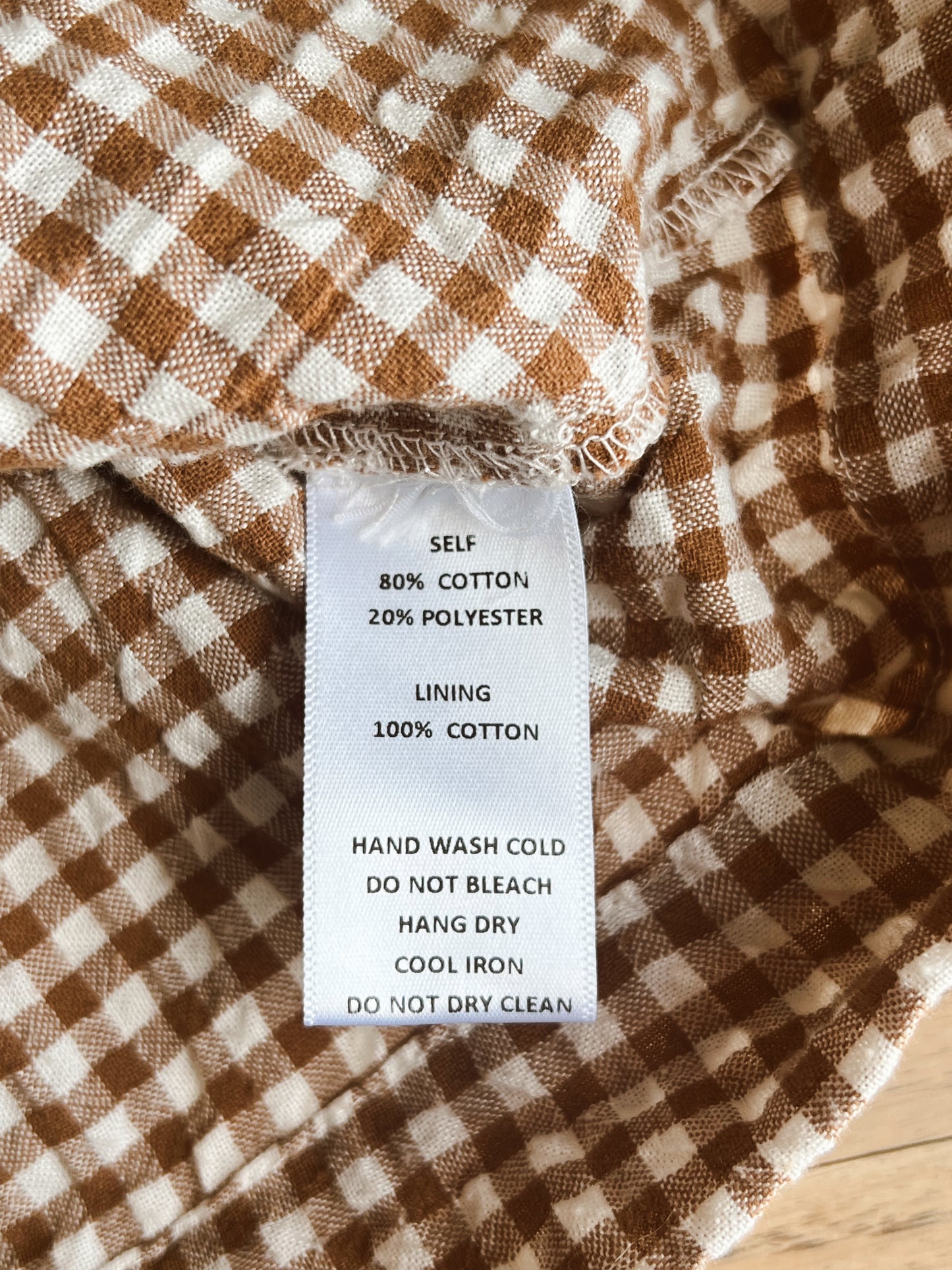 Neuflora Gingham Blouse (L)