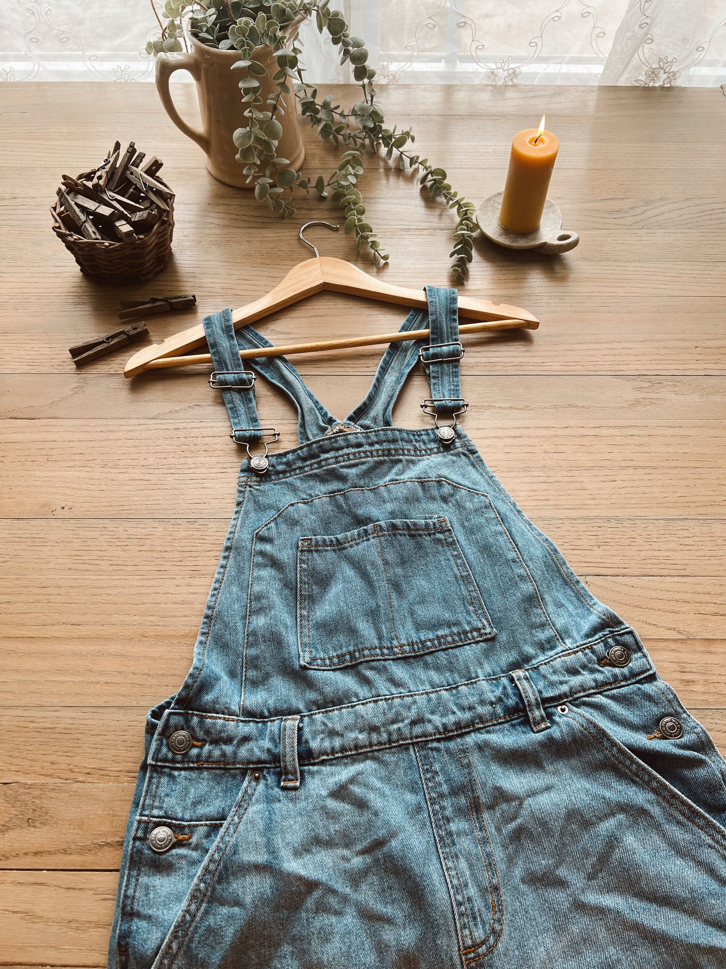 Denim Overalls (S)