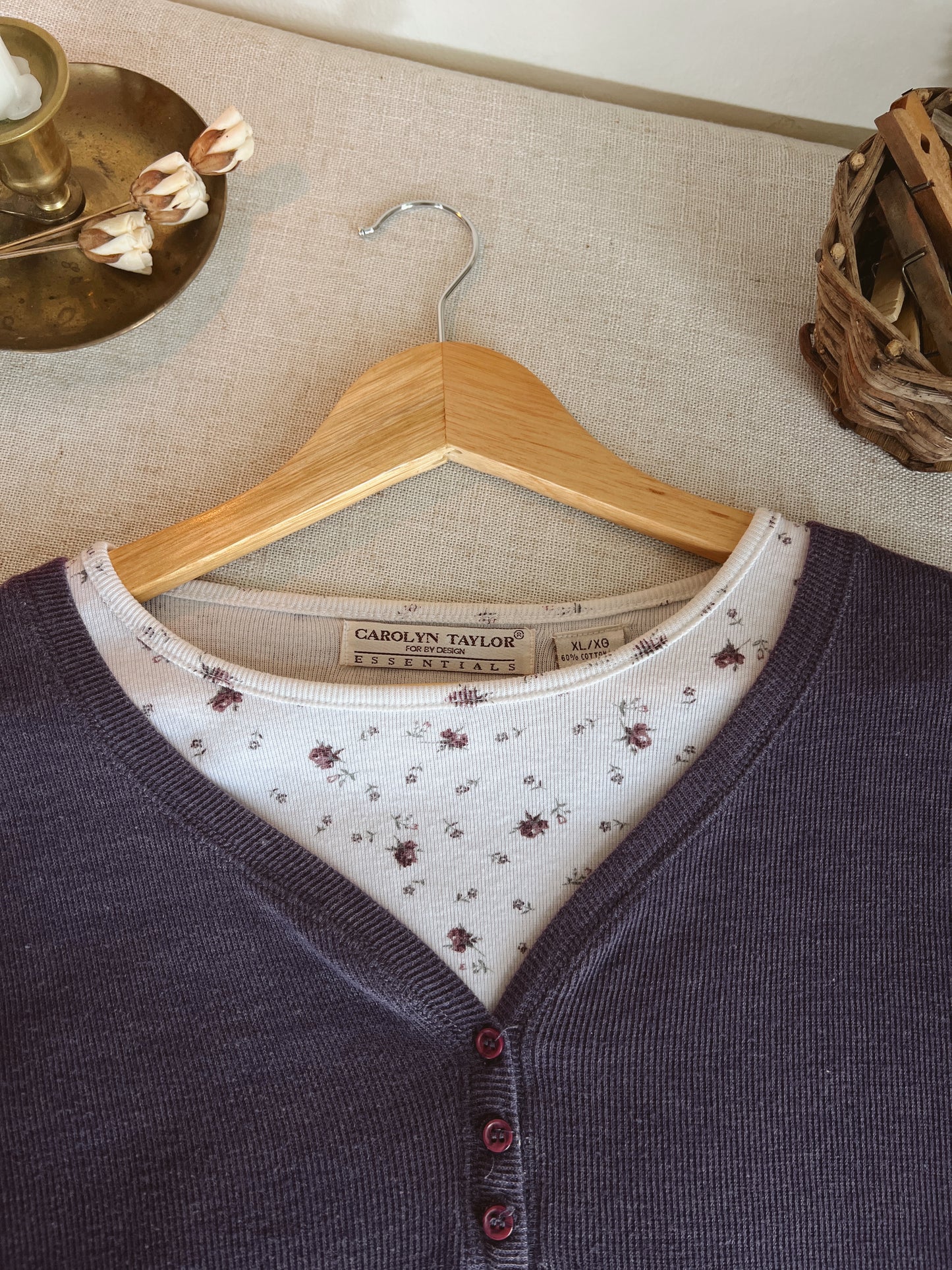 Dainty Floral Blouse (XL)