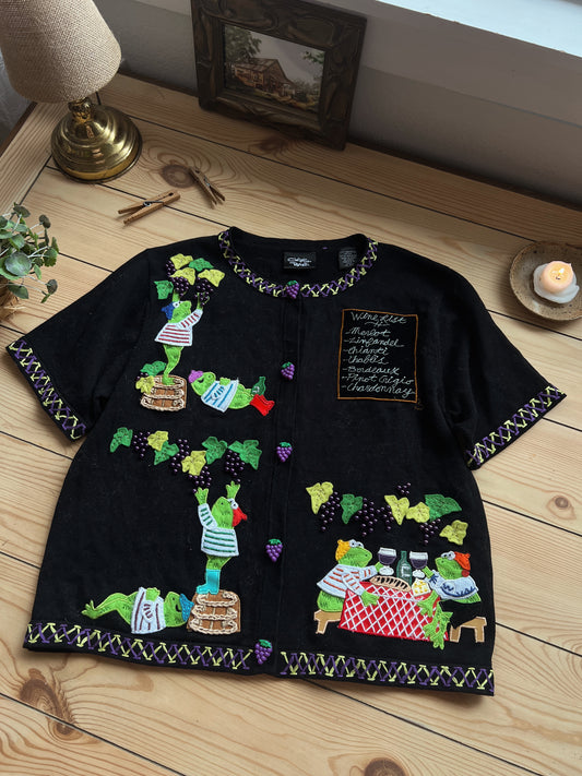 Vtg Blouse (M/L)