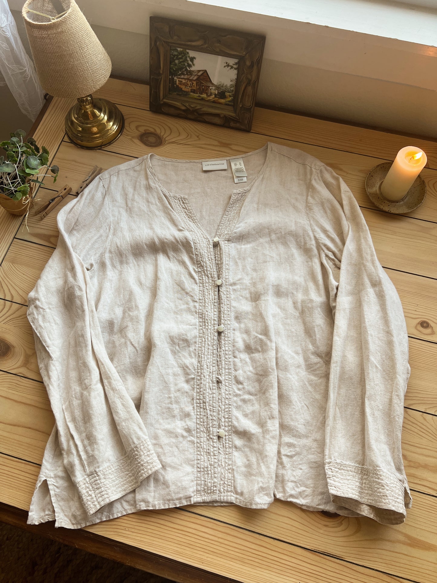 Linen Blouse (XL)