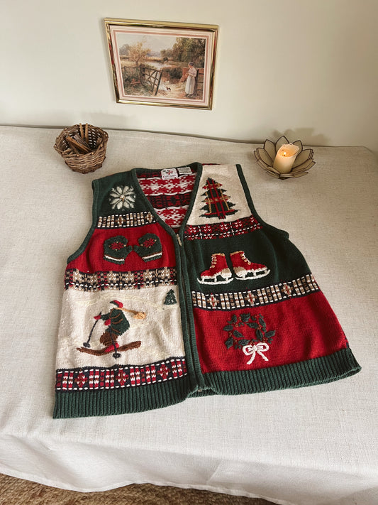 Vintage Christmas Sweater (L)