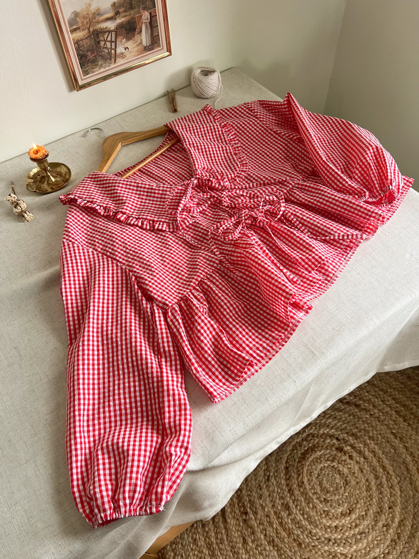 Adorable Gingham Blouse (XL)