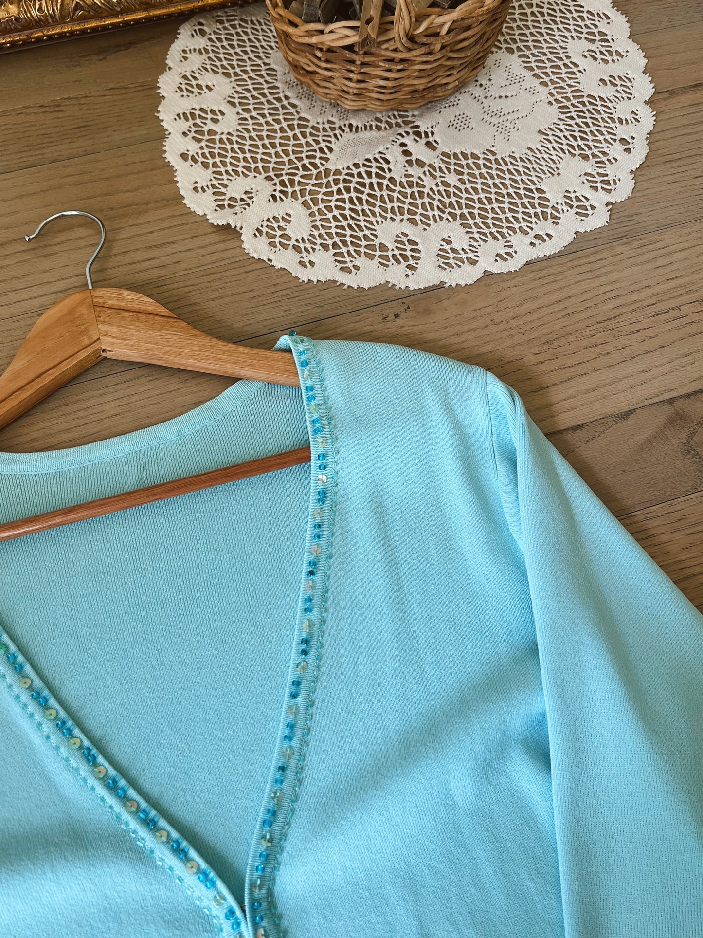Precious Blue Cardigan (M)