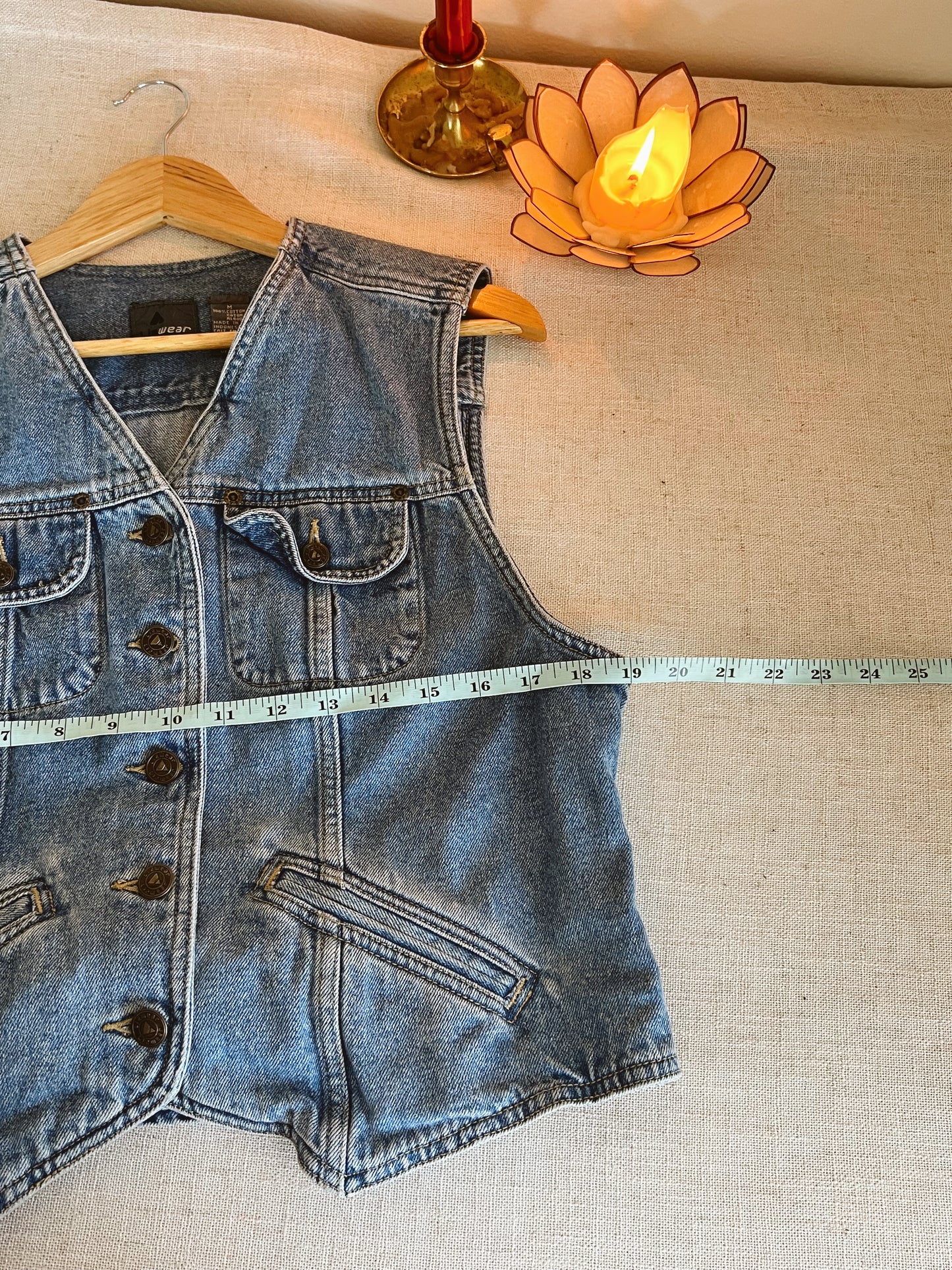 Vintage Denim Vest (M)