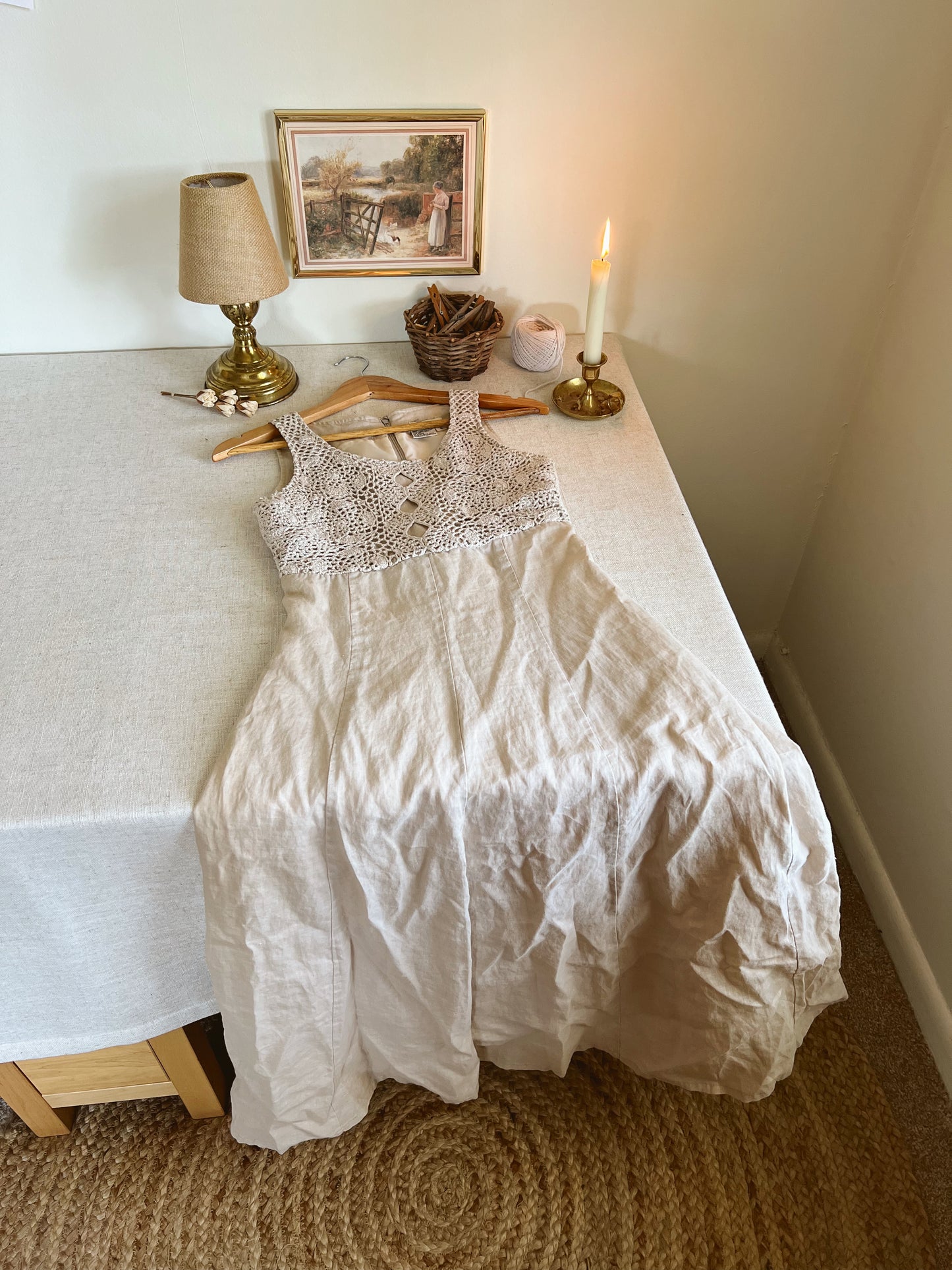 Vintage Linen Dress (4)