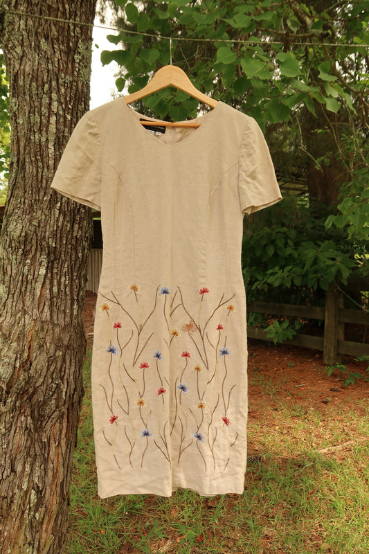 Vintage Linen Dress (4)