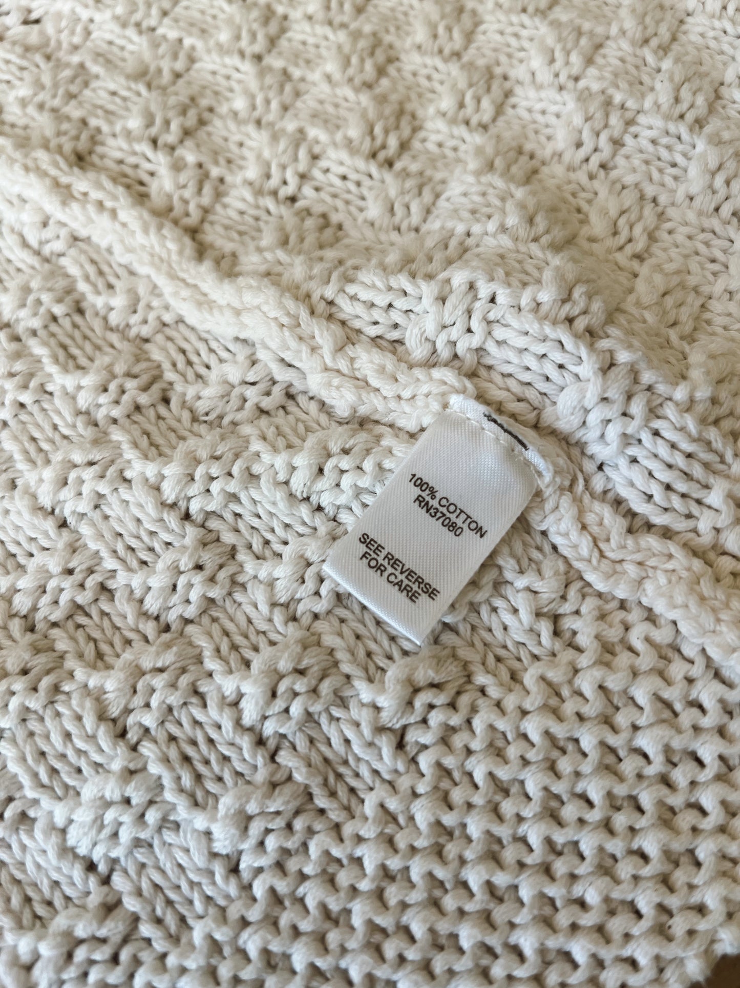 Cotton Knit Cardigan (XL)