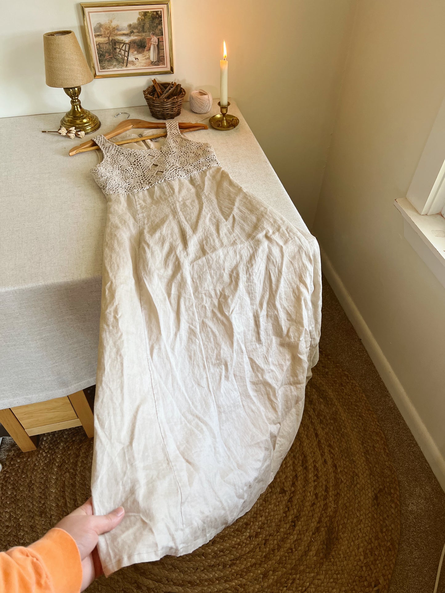 Vintage Linen Dress (4)