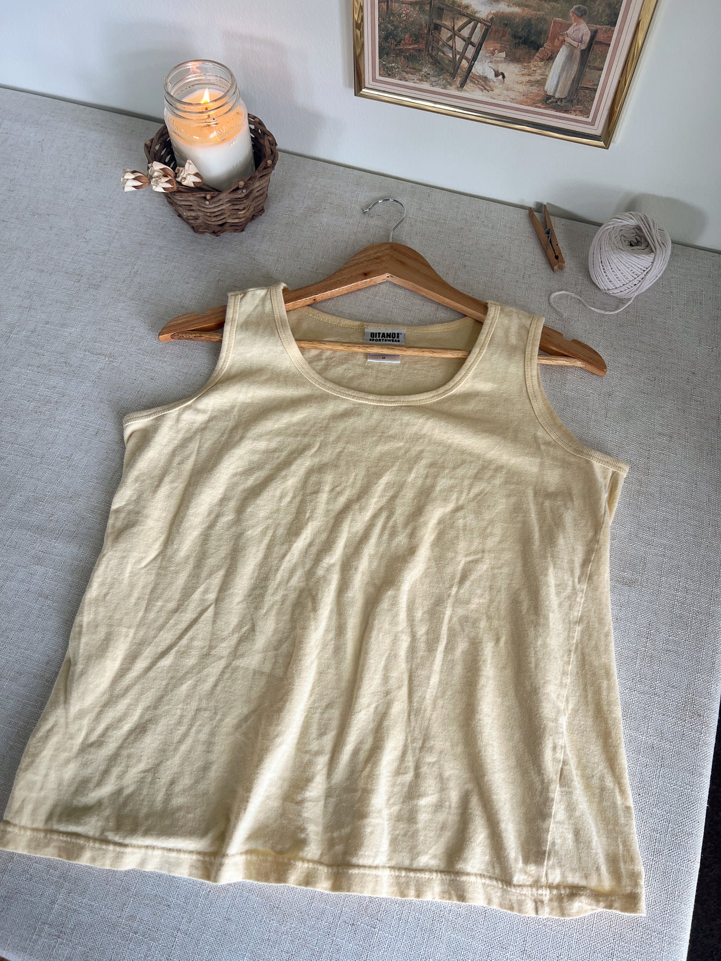 Butter Yellow Gitano Tank (M)