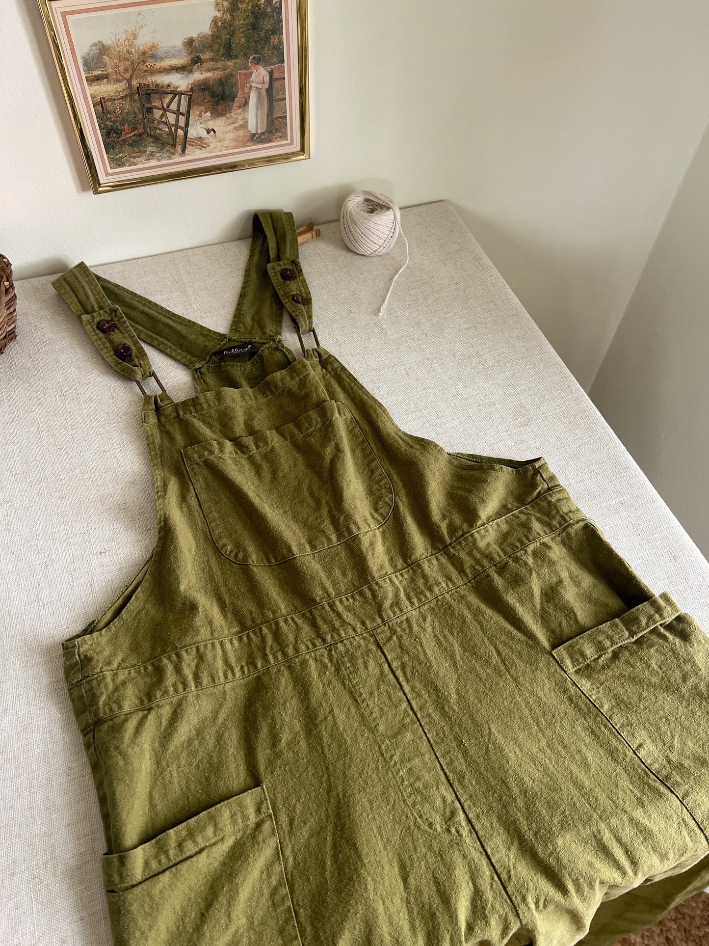 Linen/Cotton Romper (M)