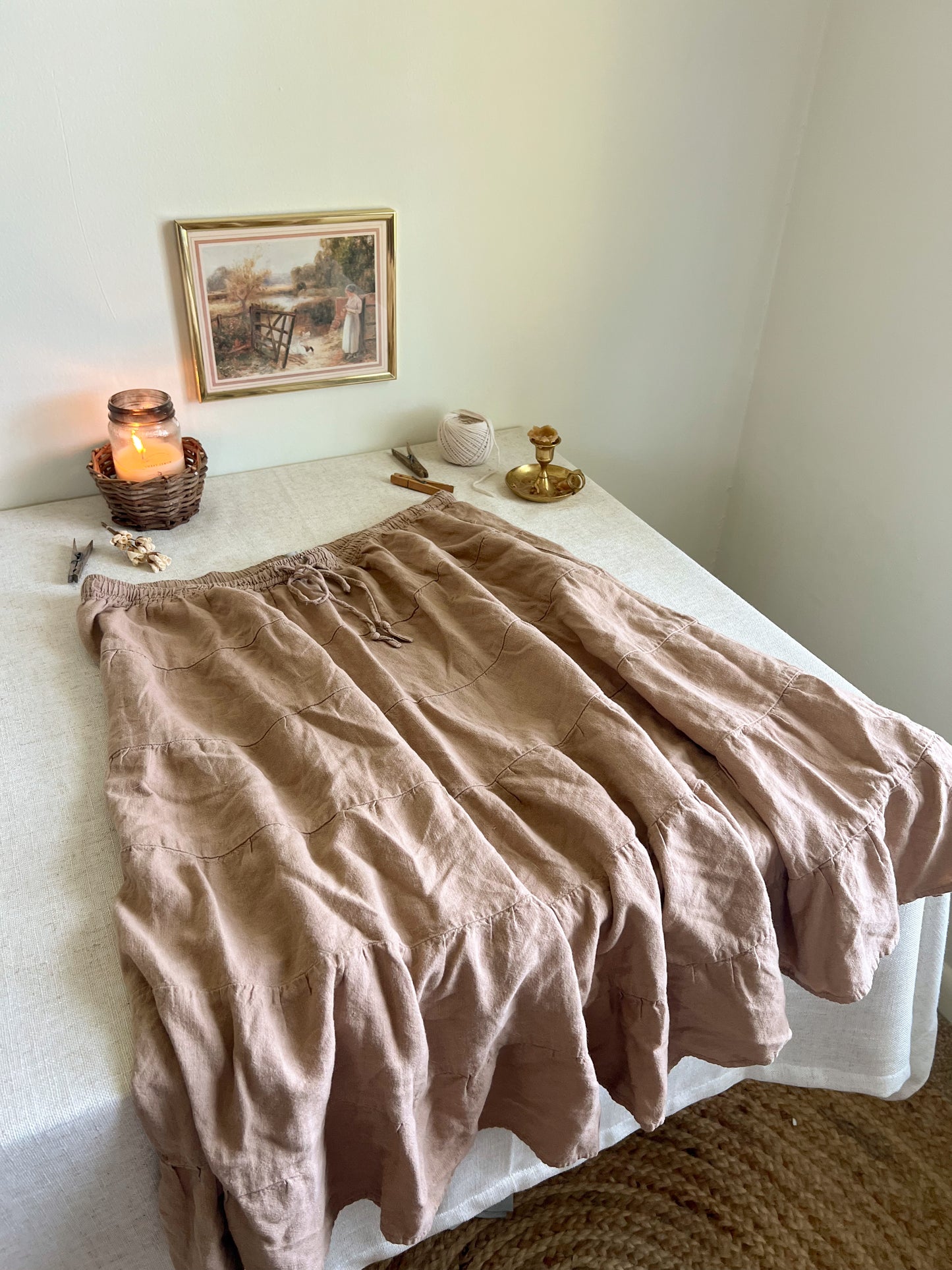 Linen Skirt (36”W)