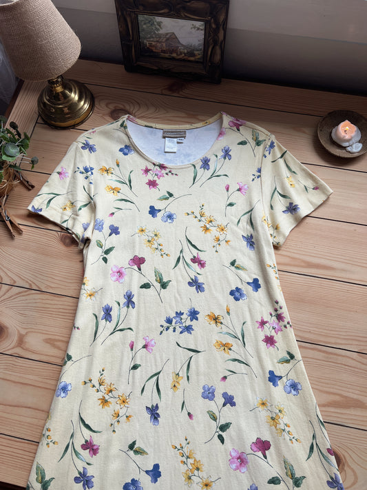 Vintage Floral Dress (M)