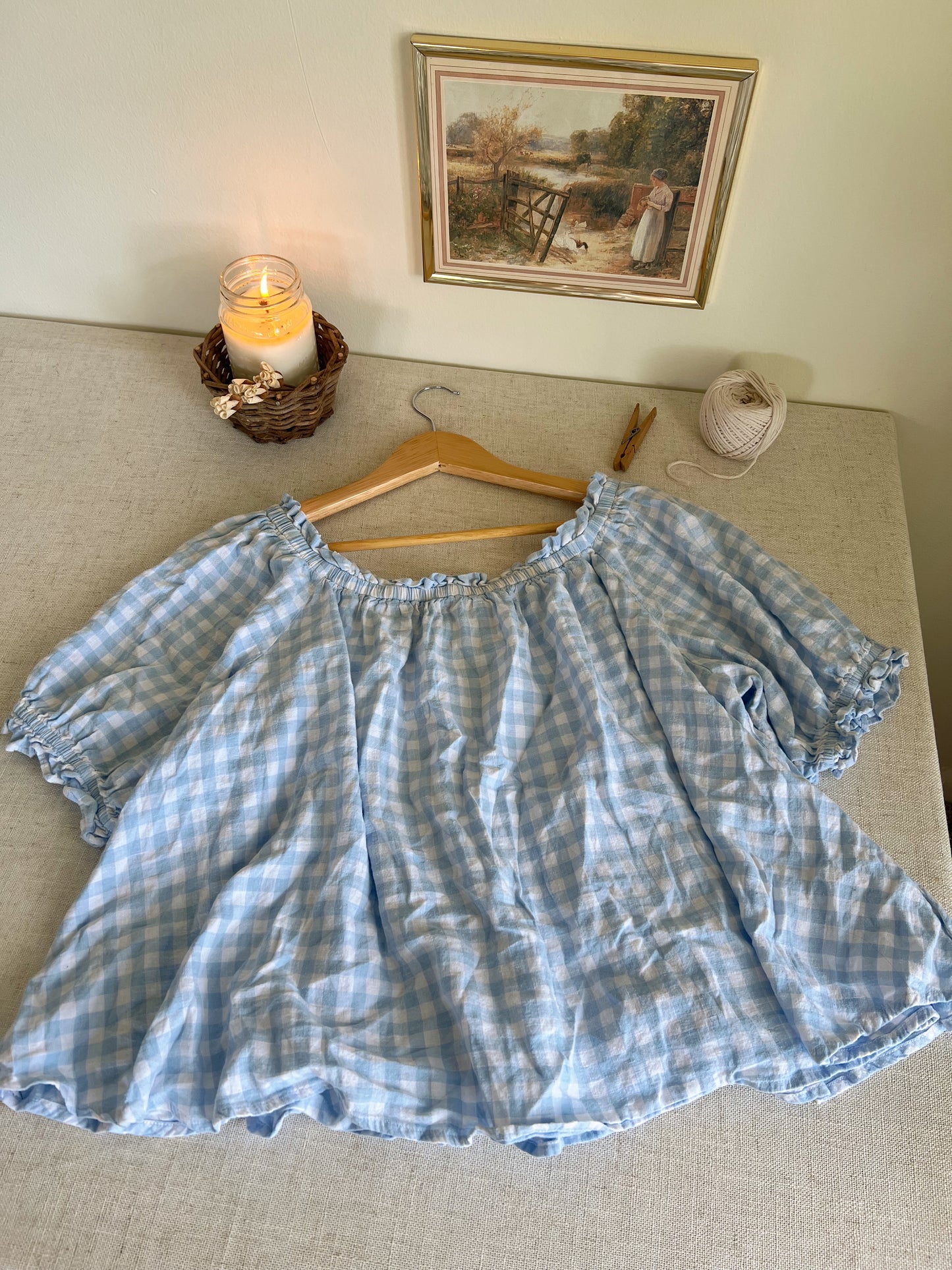 Gingham Blouse (XL)