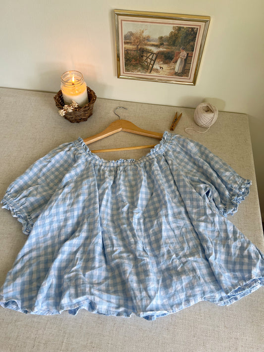 Gingham Blouse (XL)