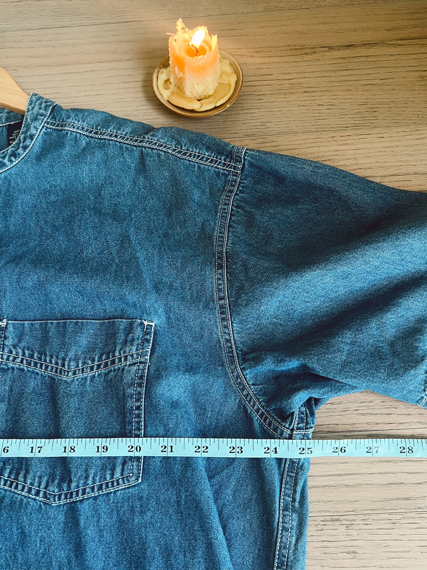 Vintage Denim Button Up (XL)