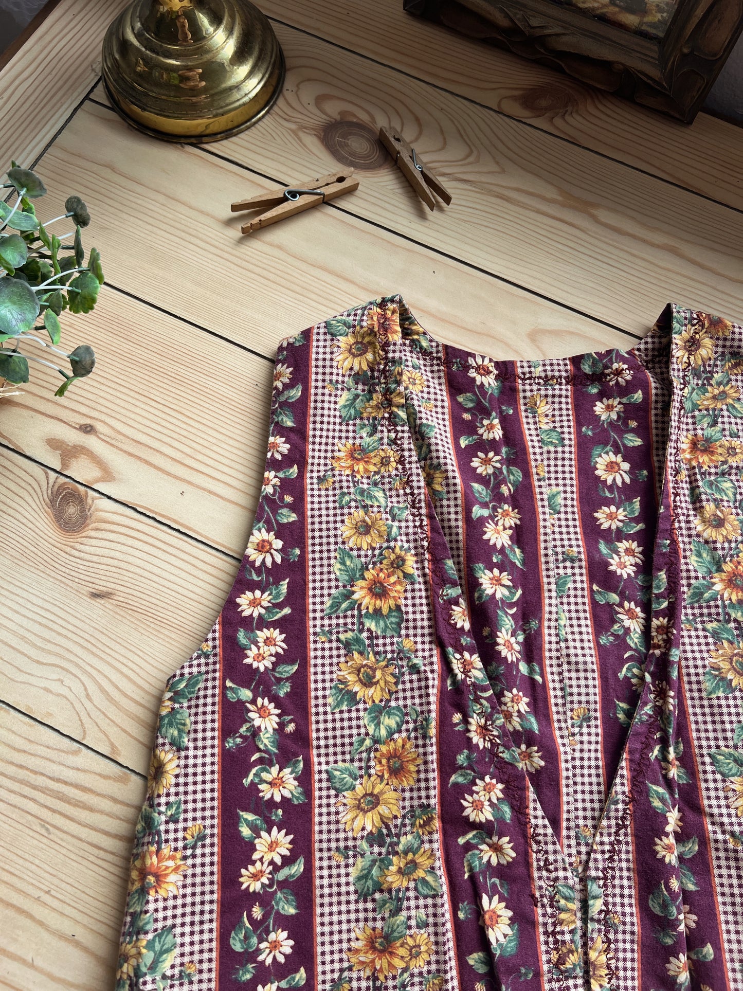Reversible Sunflower Vest (S/M)