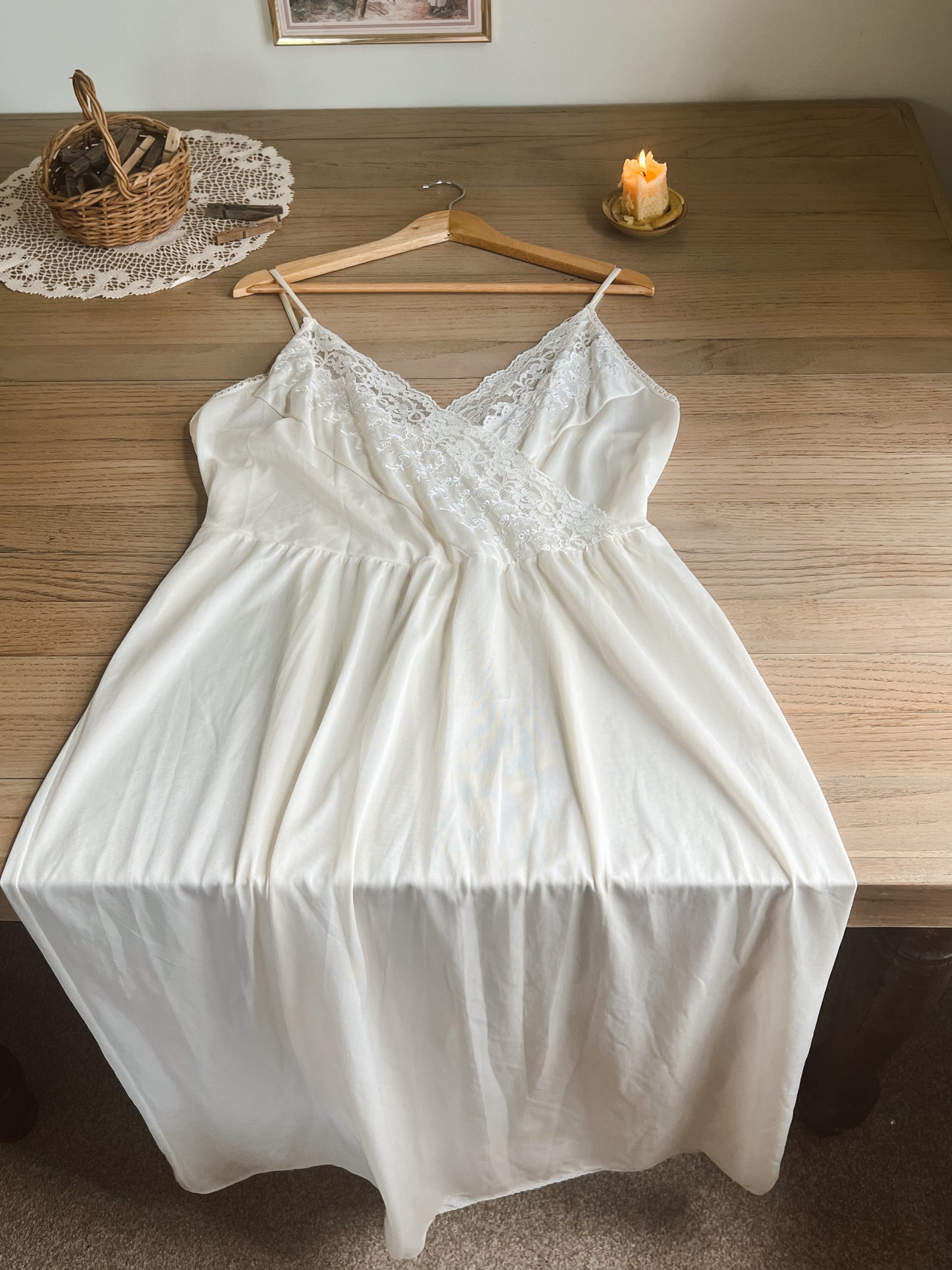 Bridal/Lace Nightgown (XL)