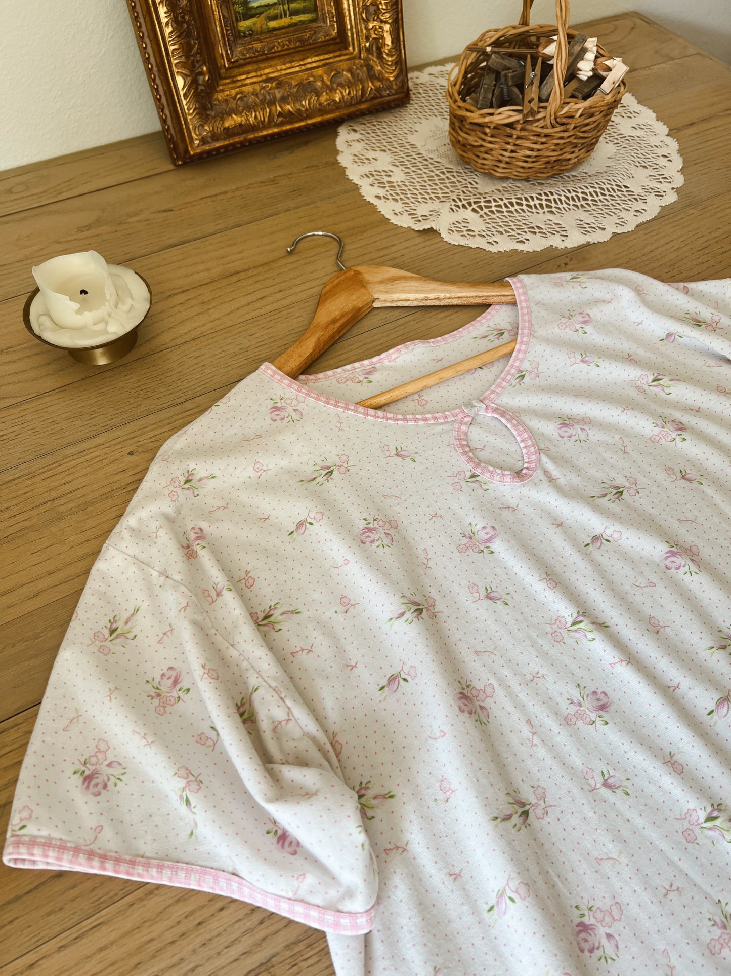 Dainty Floral Nightgown (L)