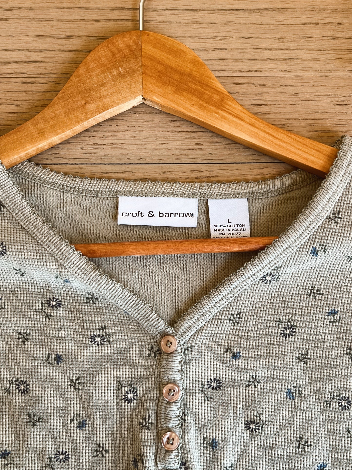 Dainty Floral Blouse (L)