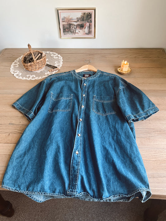 Vintage Denim Button Up (XL)