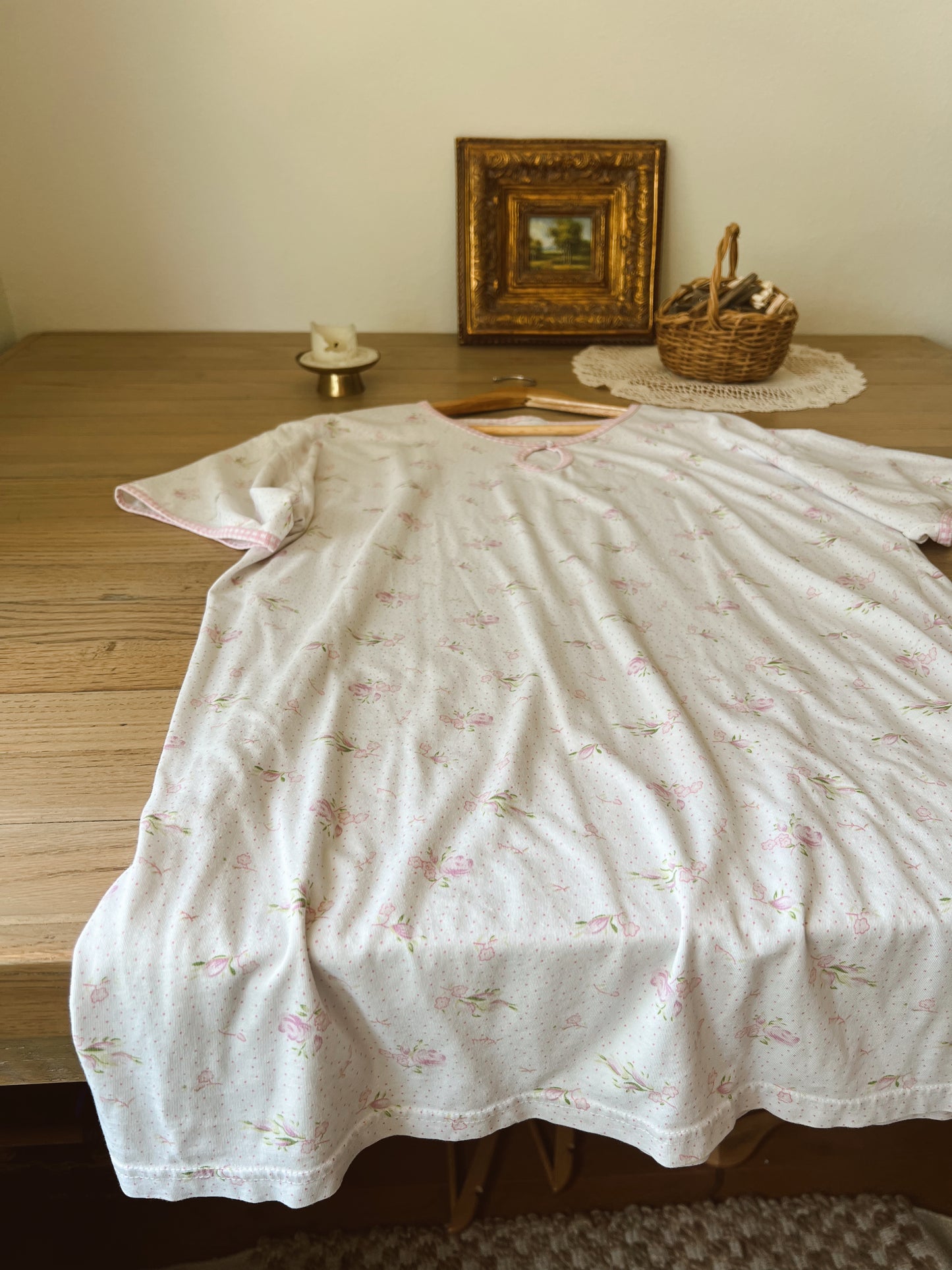 Dainty Floral Nightgown (L)