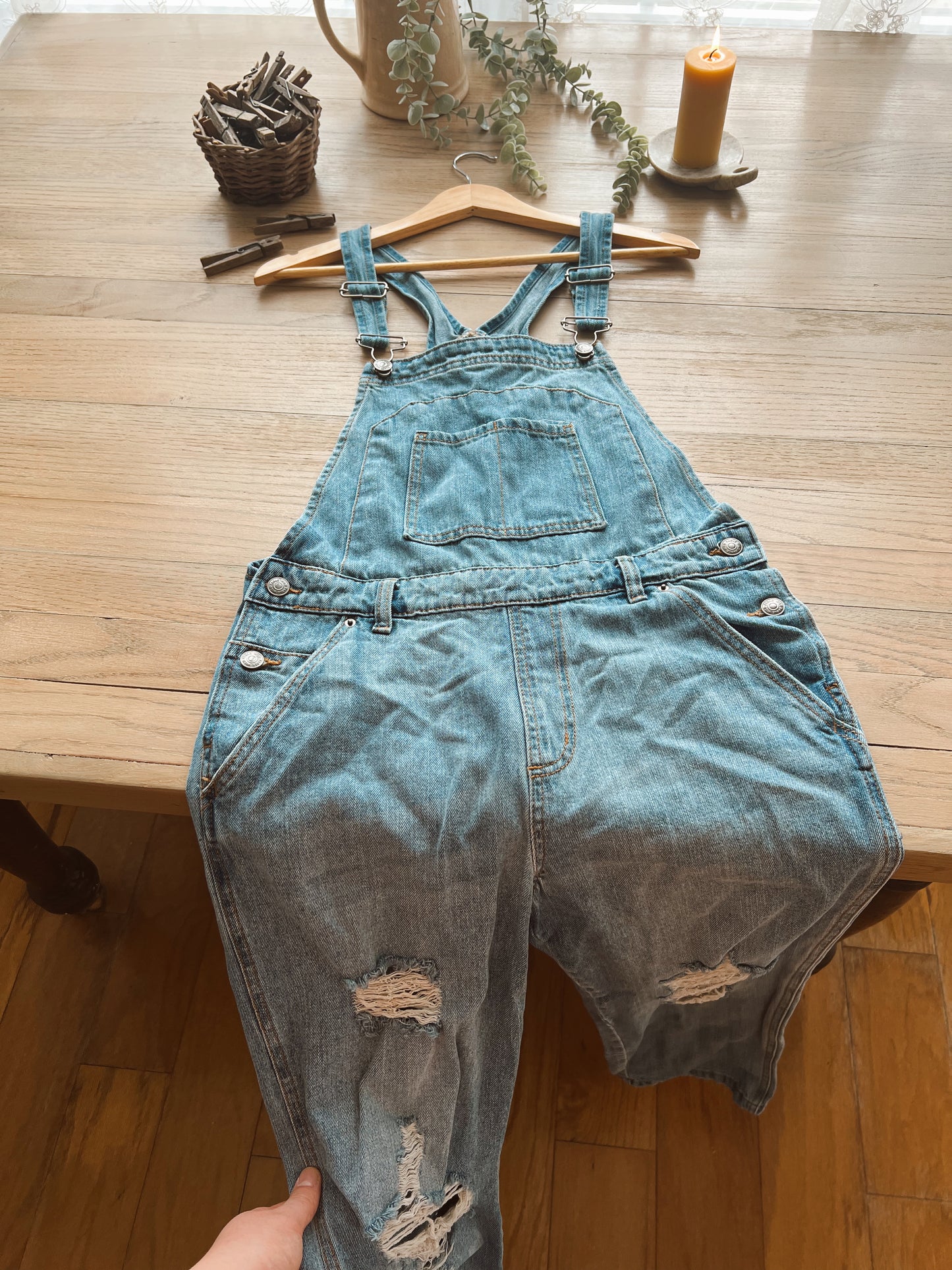 Denim Overalls (S)
