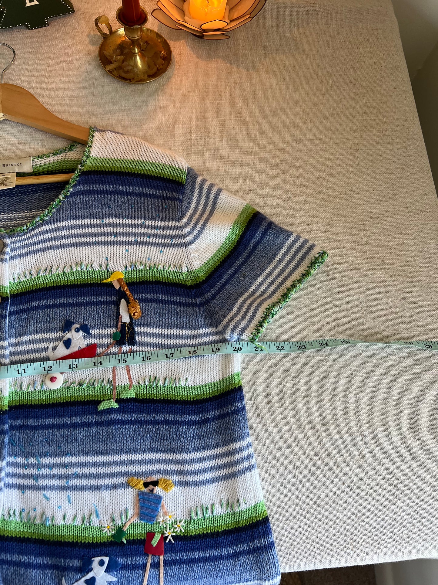 Vtg Garden Girl Blouse (M)